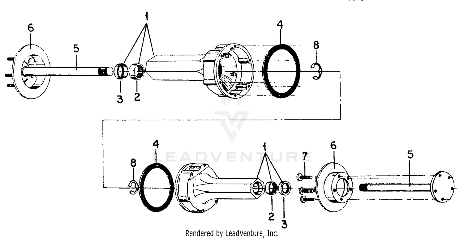 Rear Axle Carrier-582-Serial Number 720000 & Up