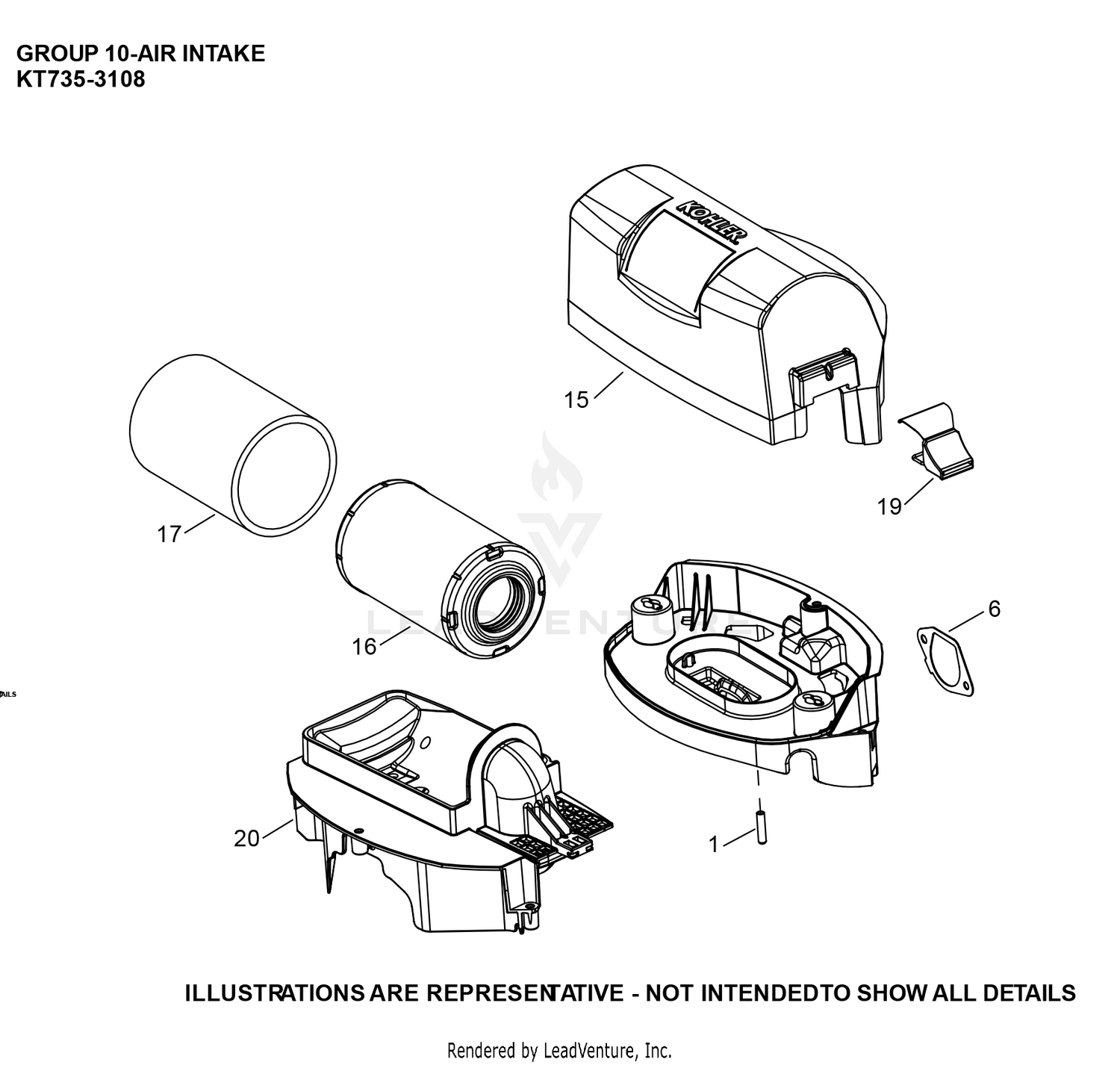 KT735-3108 Air Intake