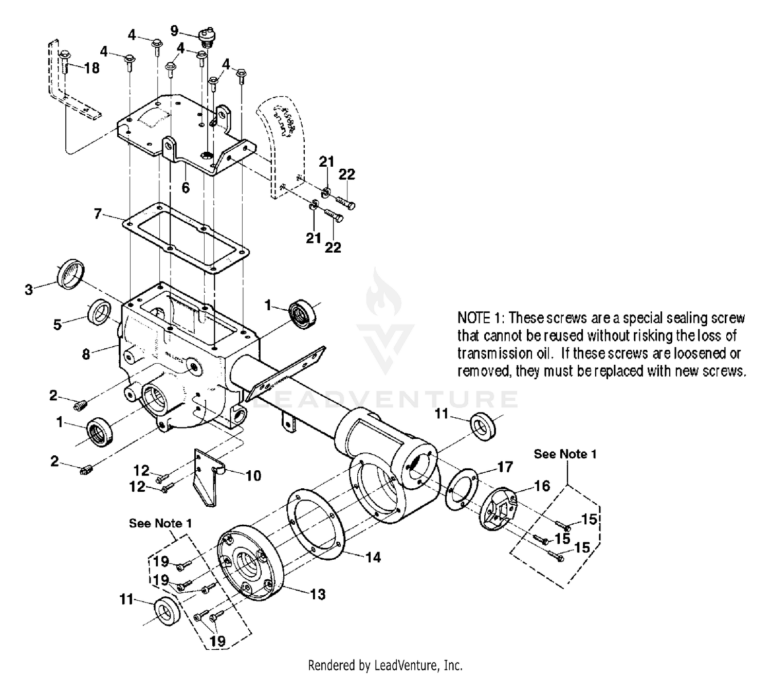 Transmission Housing, Covers, Seals, Gaskets, Plugs
