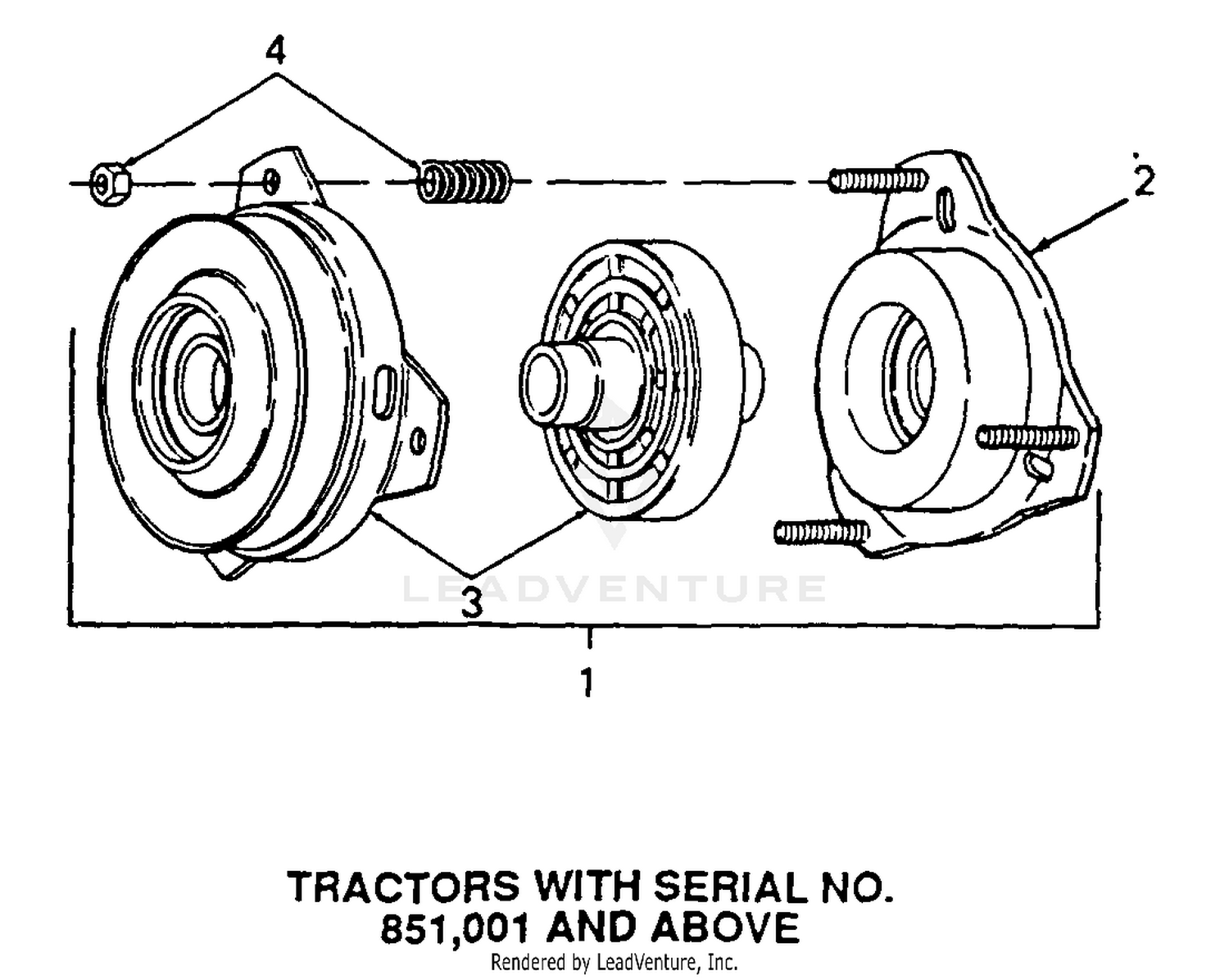 Clutch Breakdown S/N 851,000 And Above