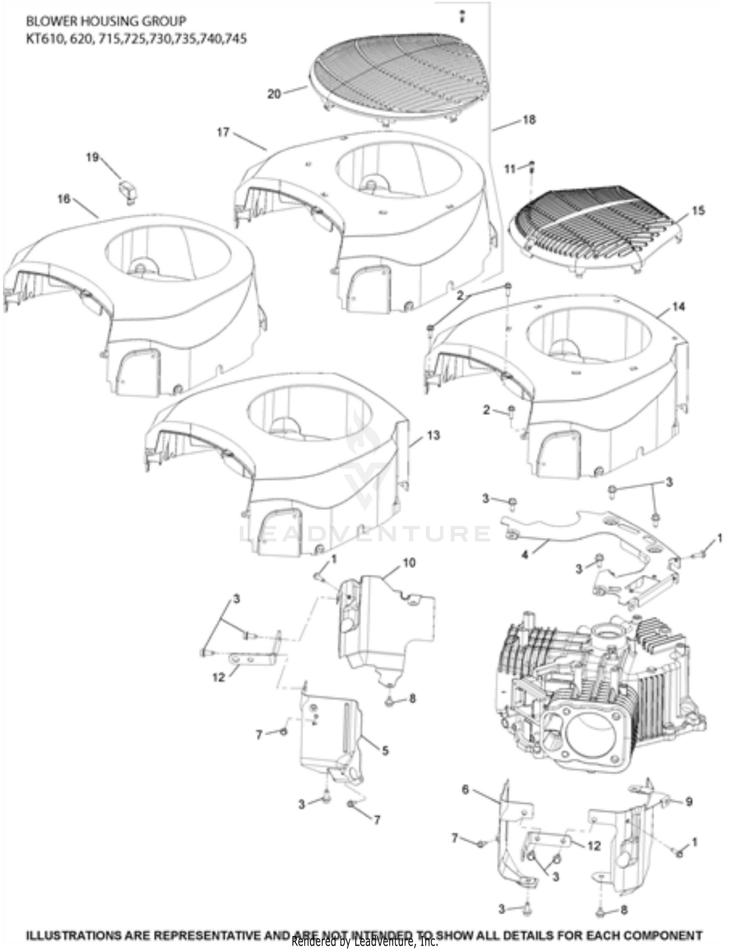 KT745-3084 Blower Housing