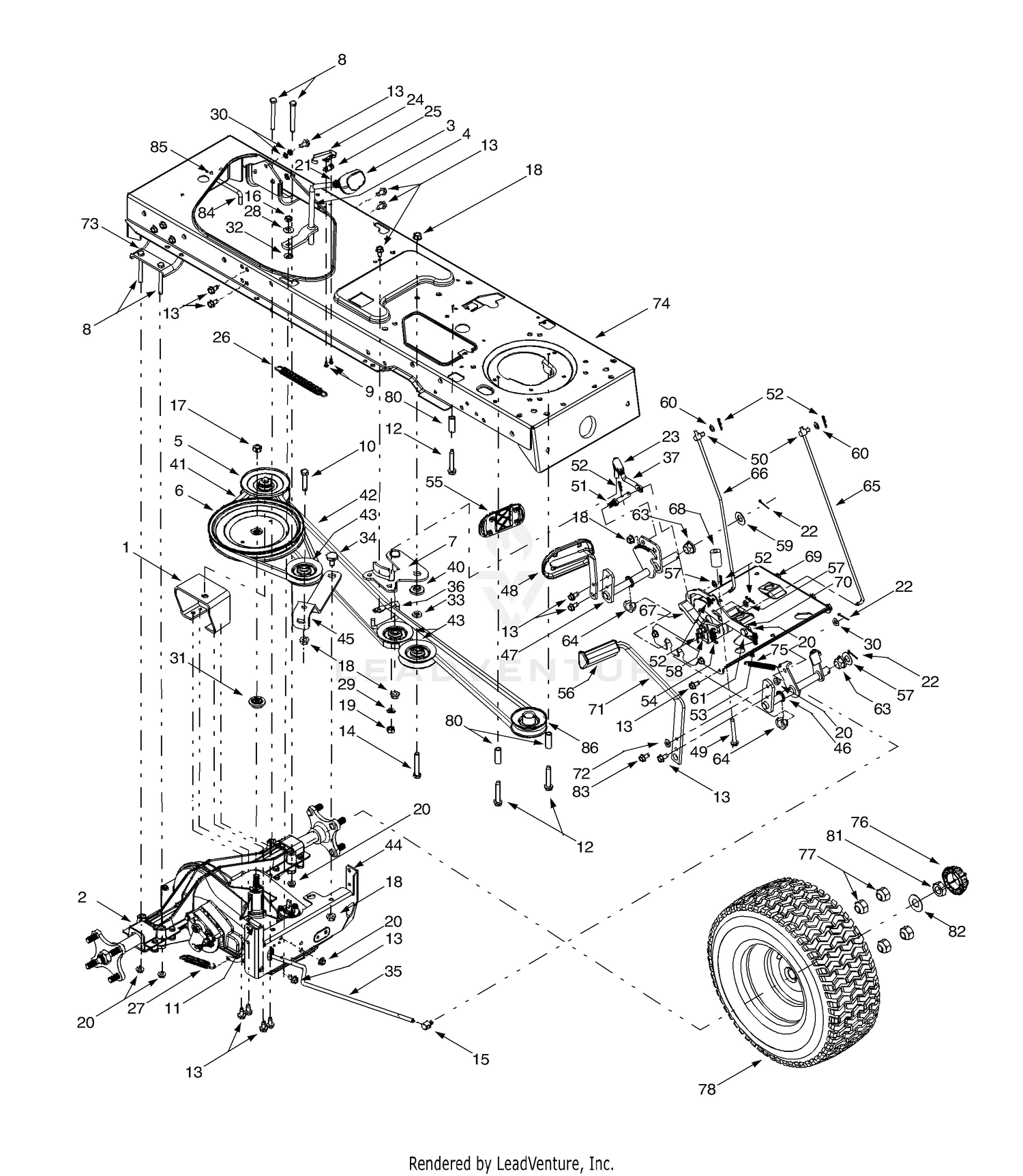 Drive & Rear Wheels