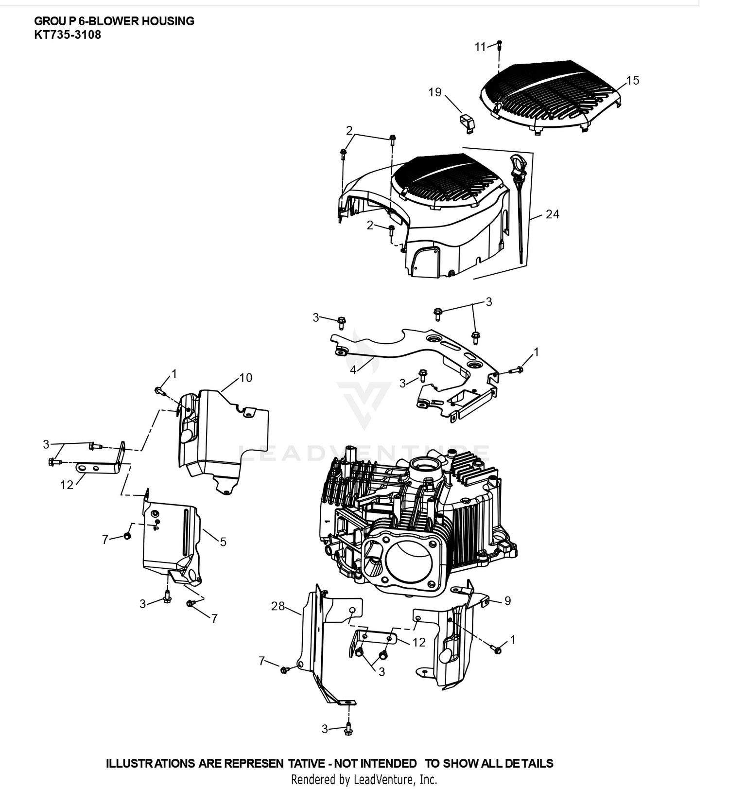 KT735-3108 Blower Housing