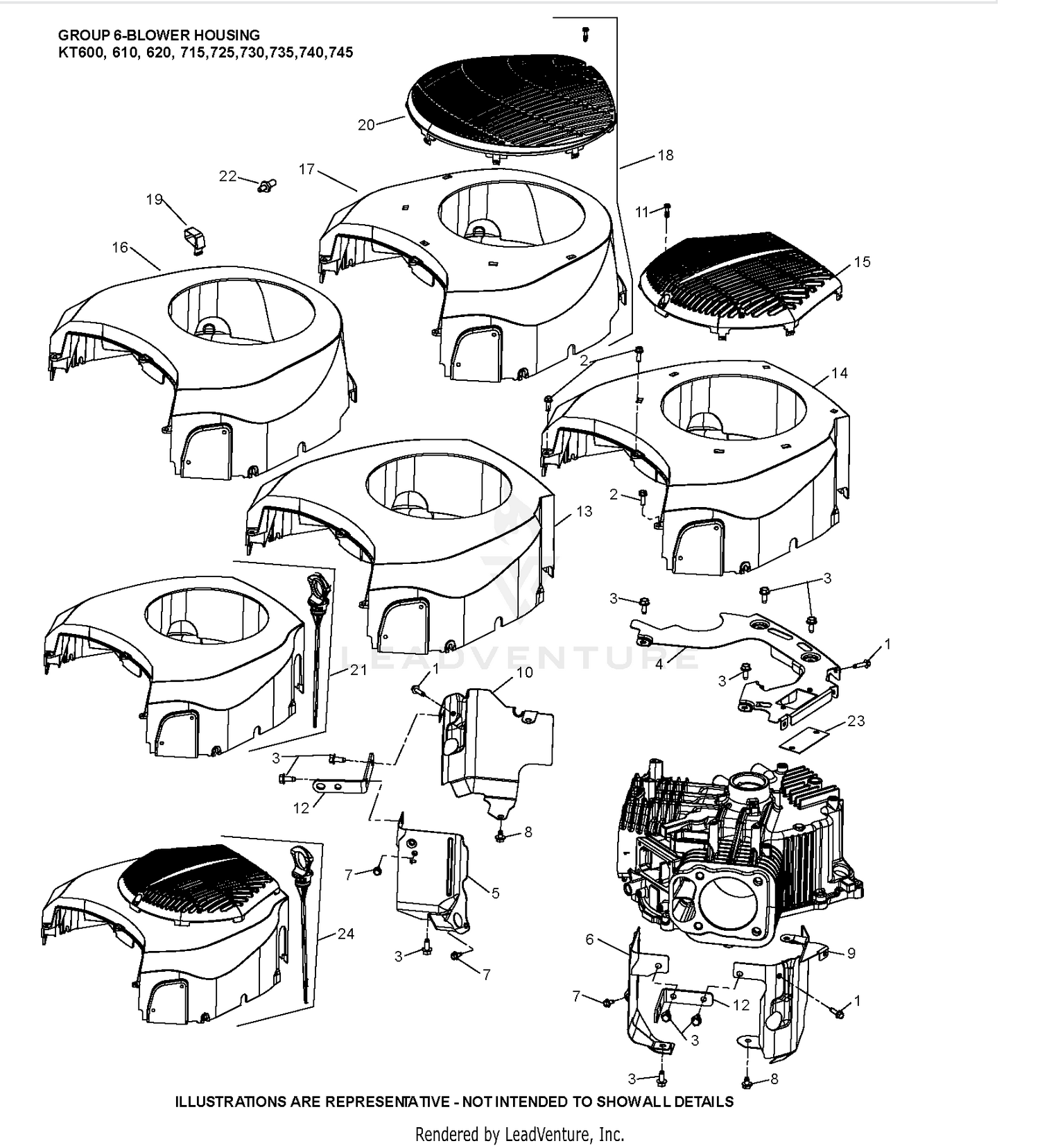 KT735-3092 Blower Housing