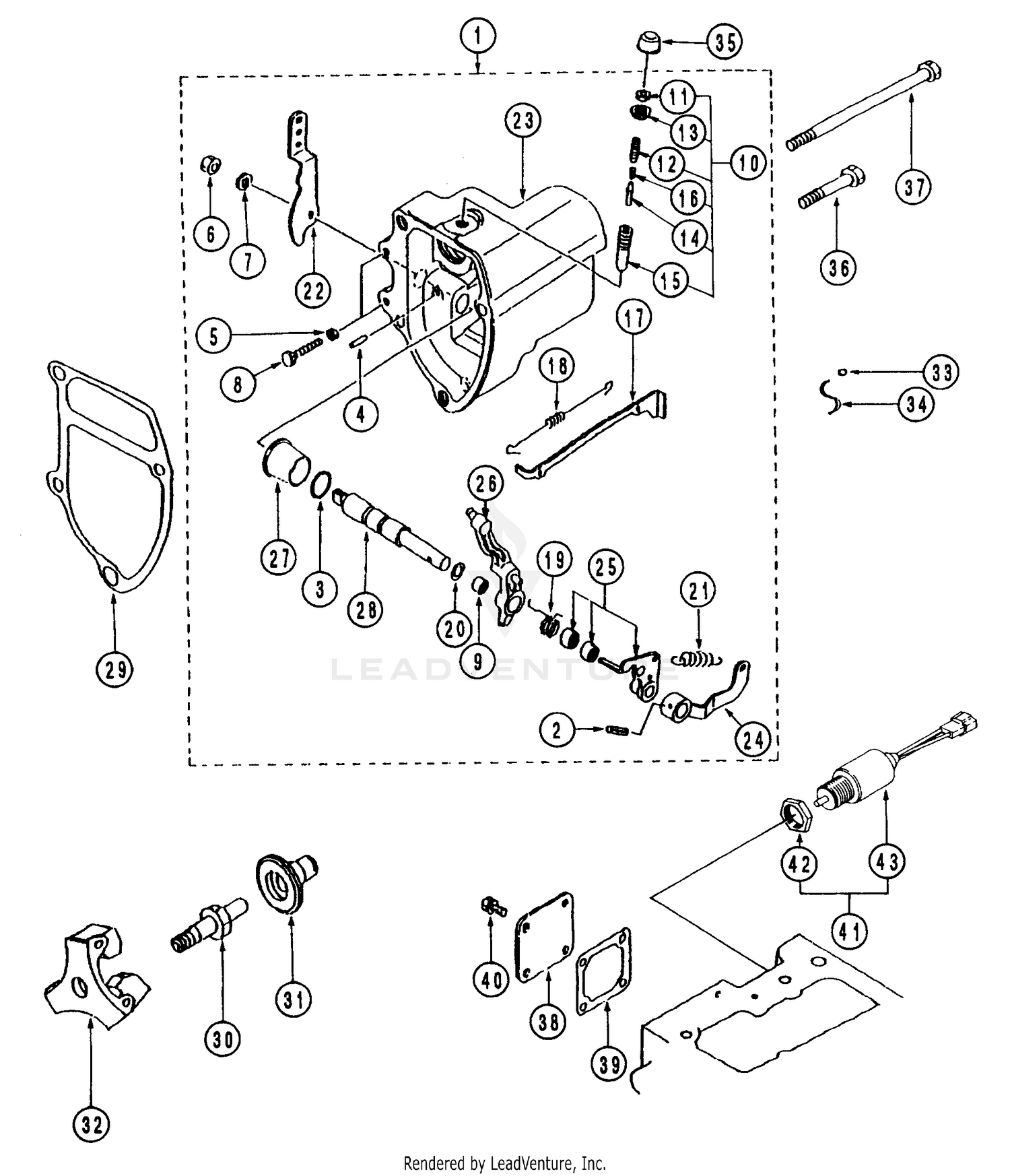 Governor Parts 26 HP Engine