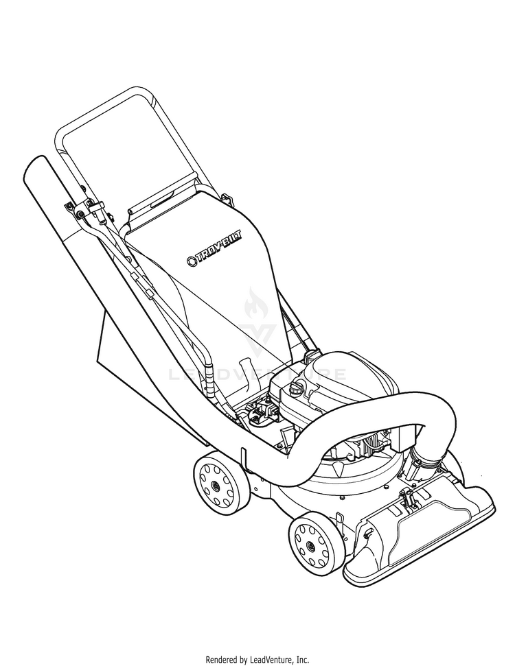 boboro部品 Troy-Bilt 24B-060F766 (2006) CSV065 Chipper Shredder Vac