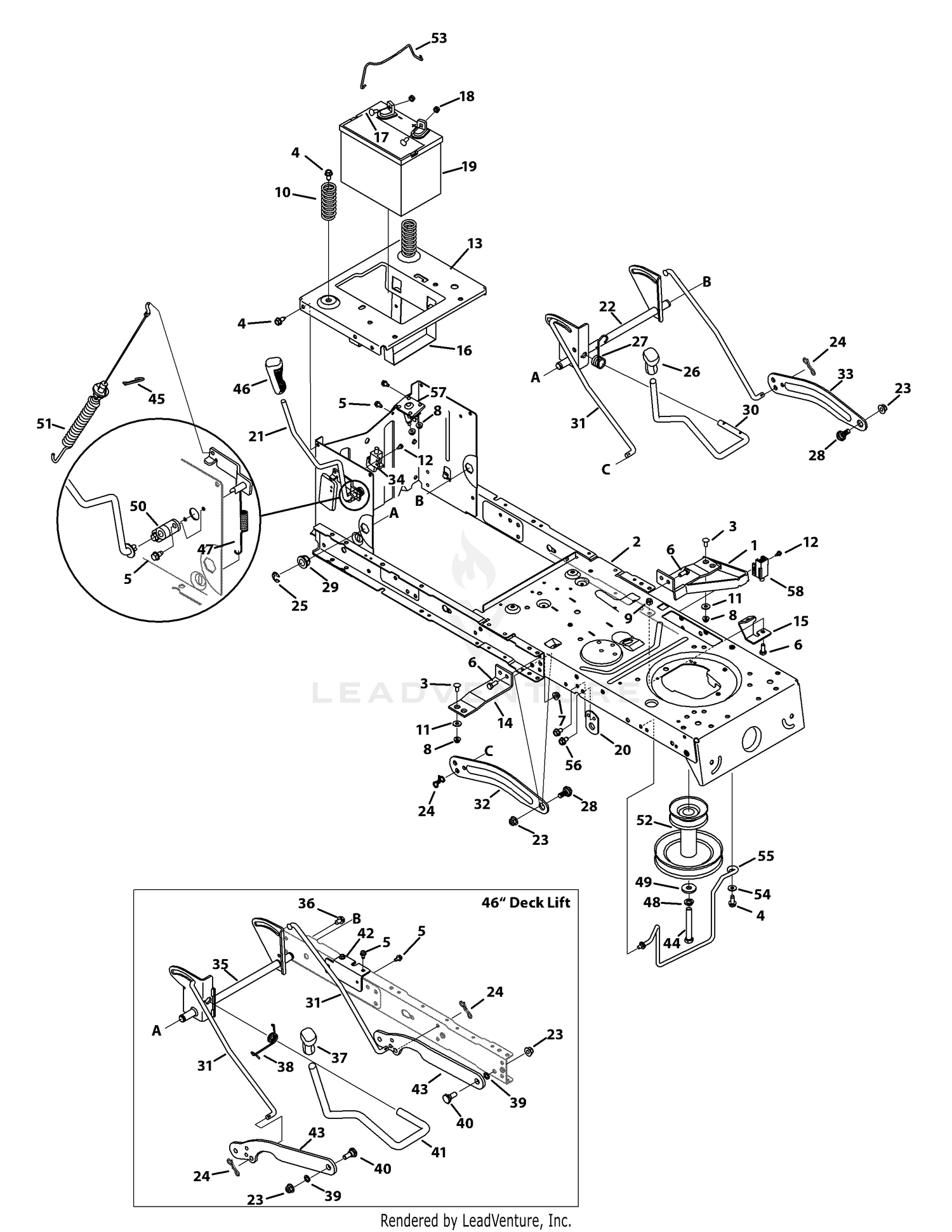 Frame & PTO Lift