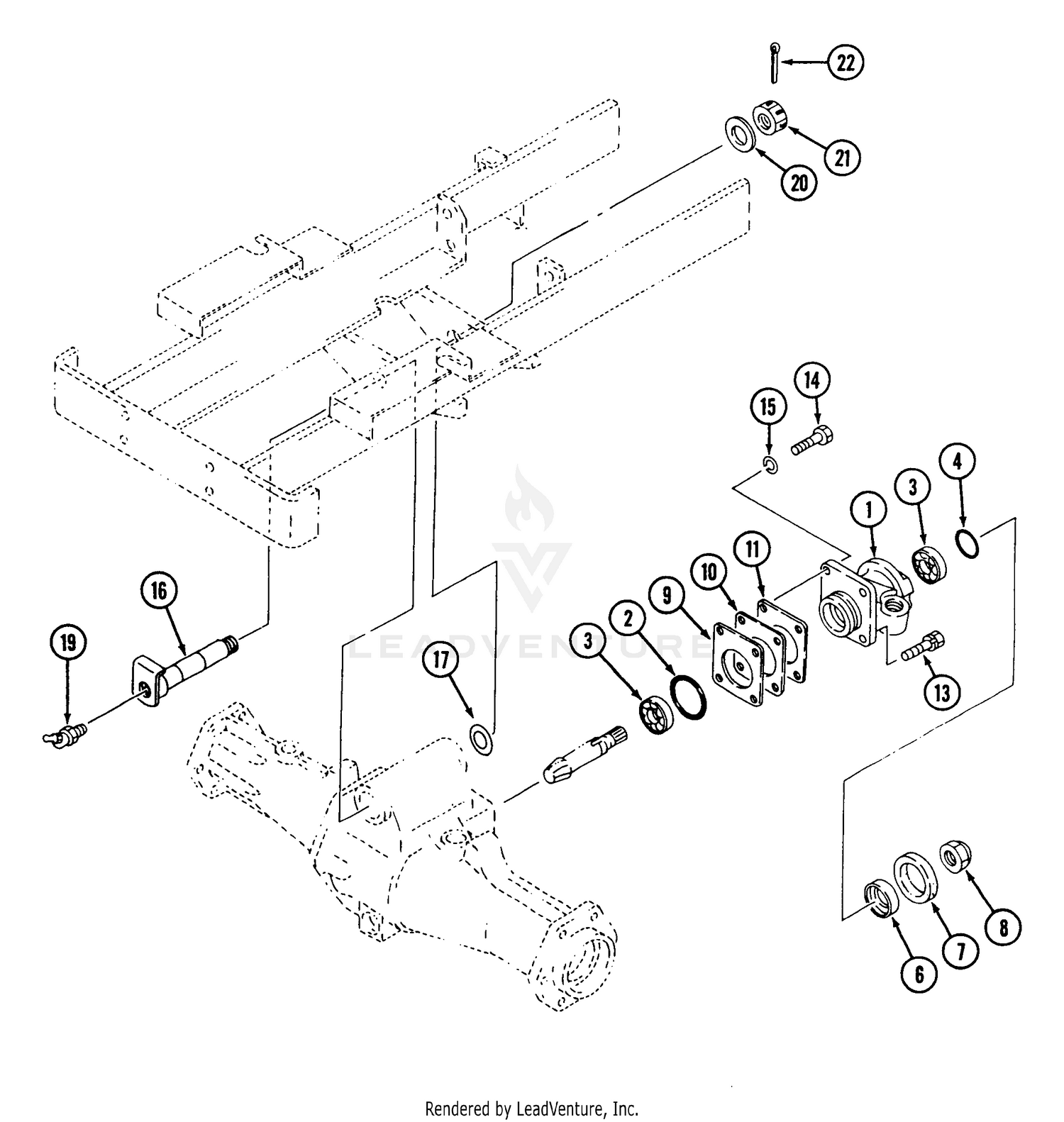 Front Axle - MFD, 4WD (Part 2)