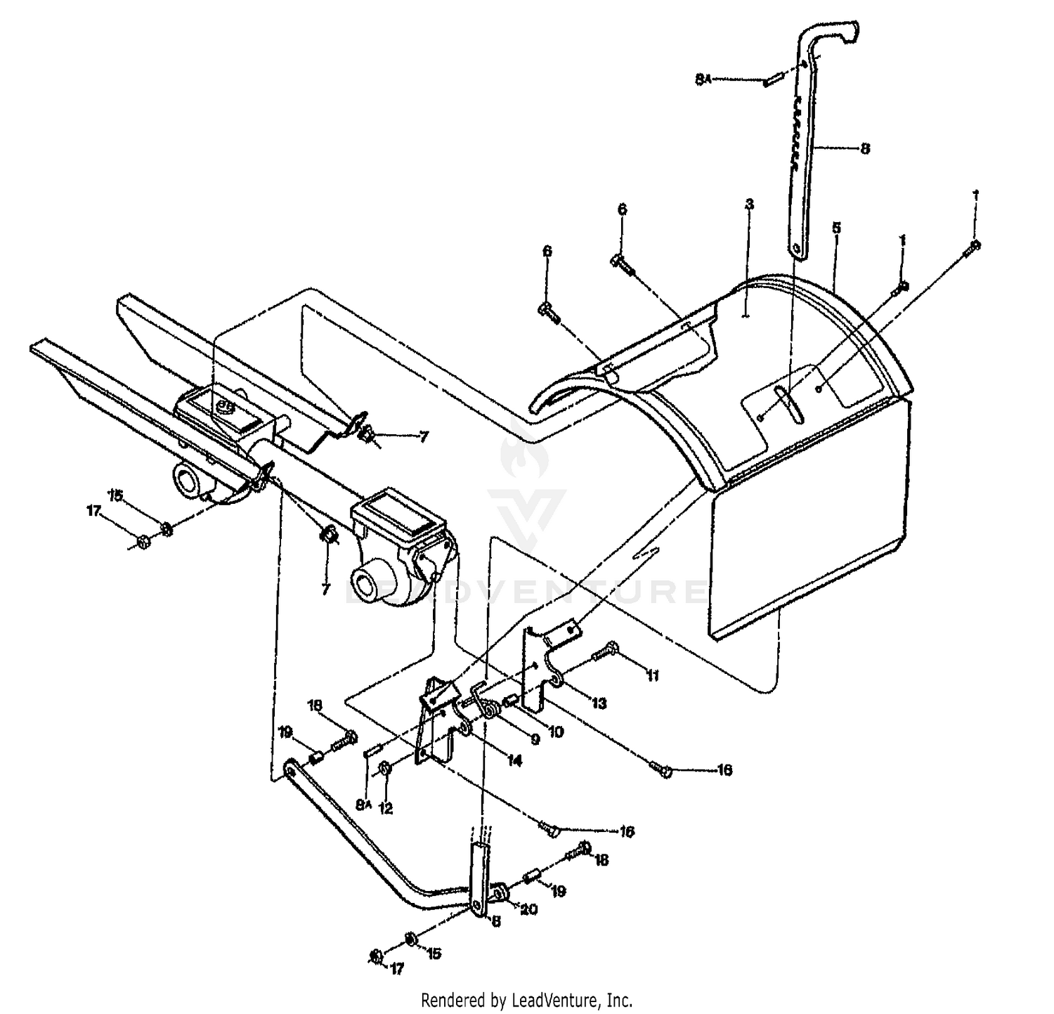 HOOD DEPTH REDULATOR & DRAG BAR