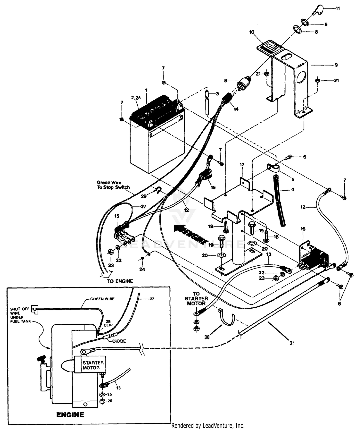 Electric Start Assembly