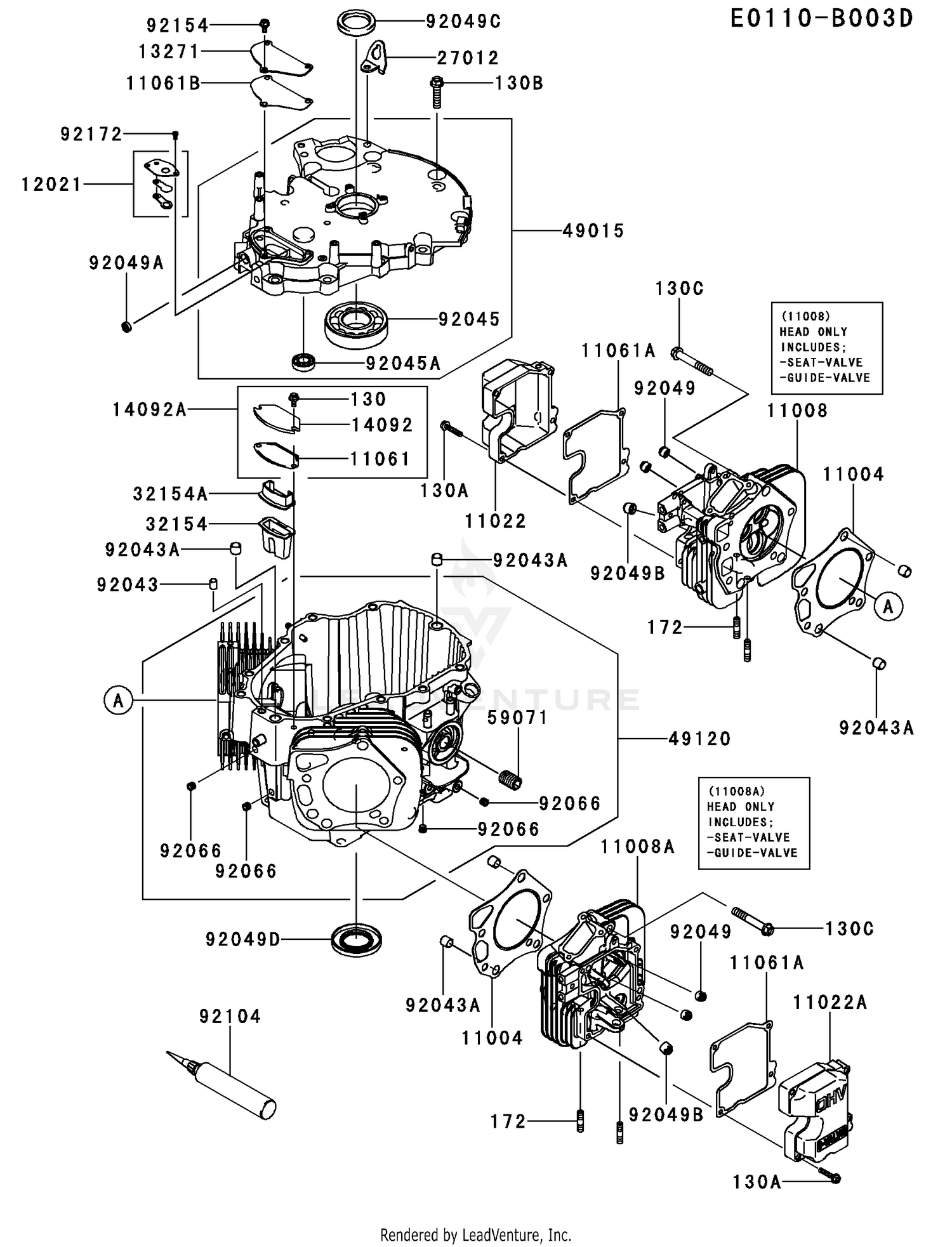 FXT00V-DS19 CYLINDER & CRANKCASE