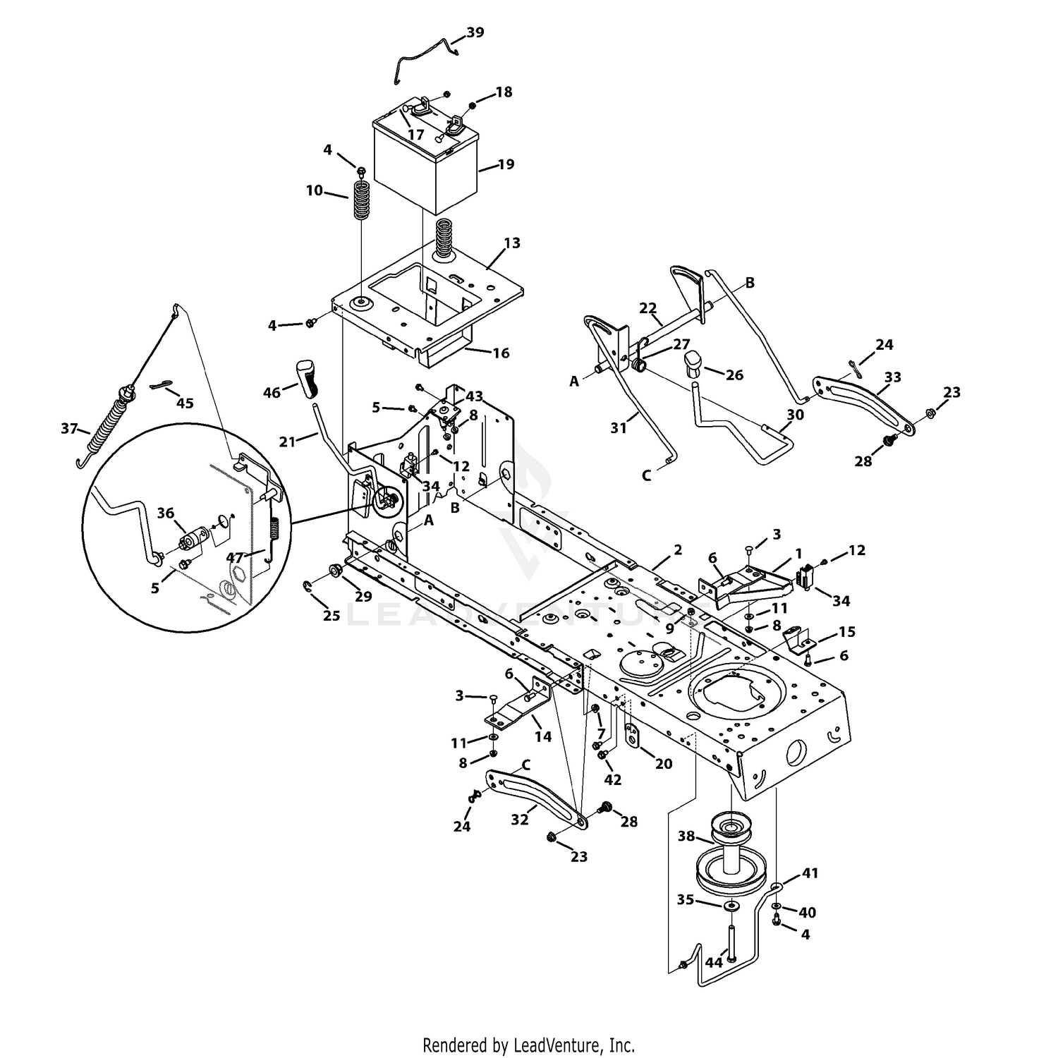 Frame & PTO Lift