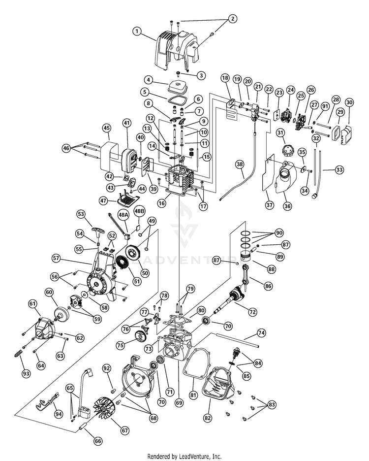 man777ページ Yard Man YM26SS 41AD26SC401 Gas String Trimmer | Partswarehouse