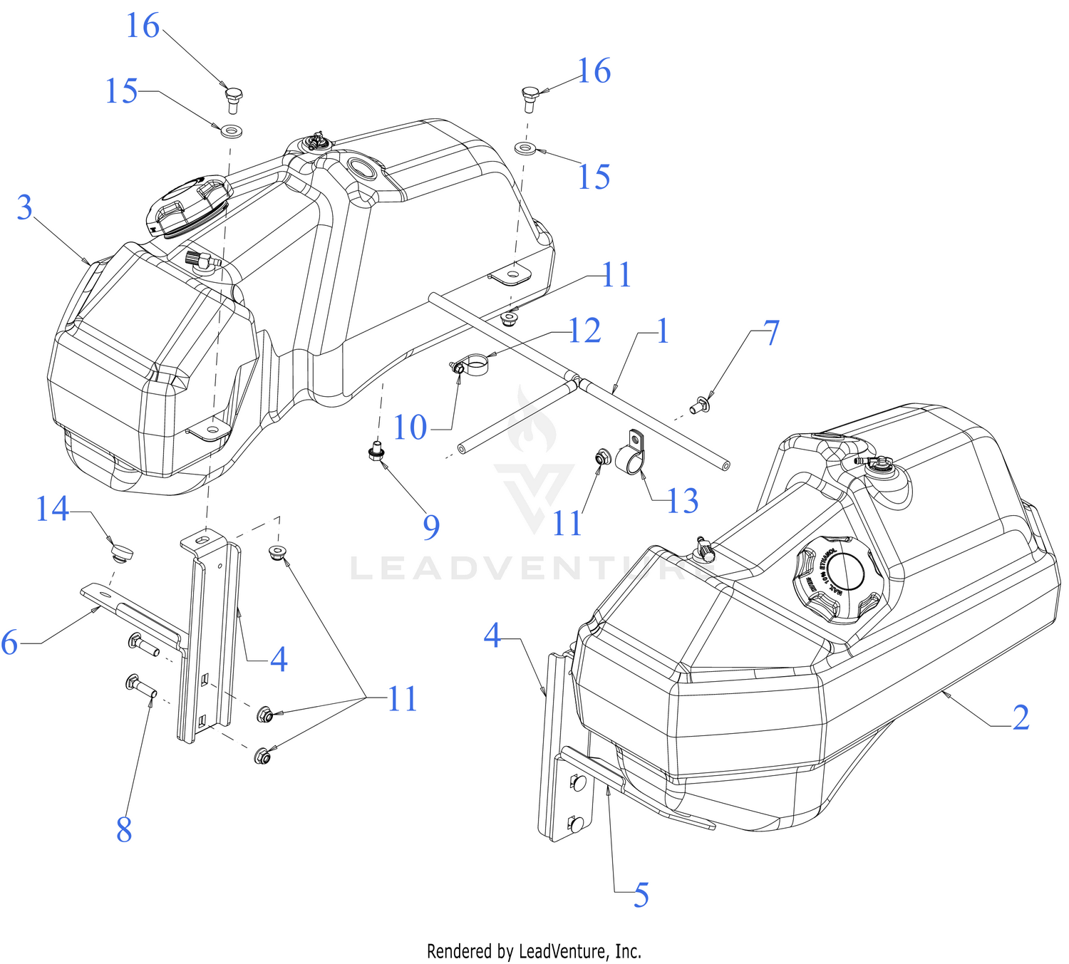 Fuel Tank Mounting