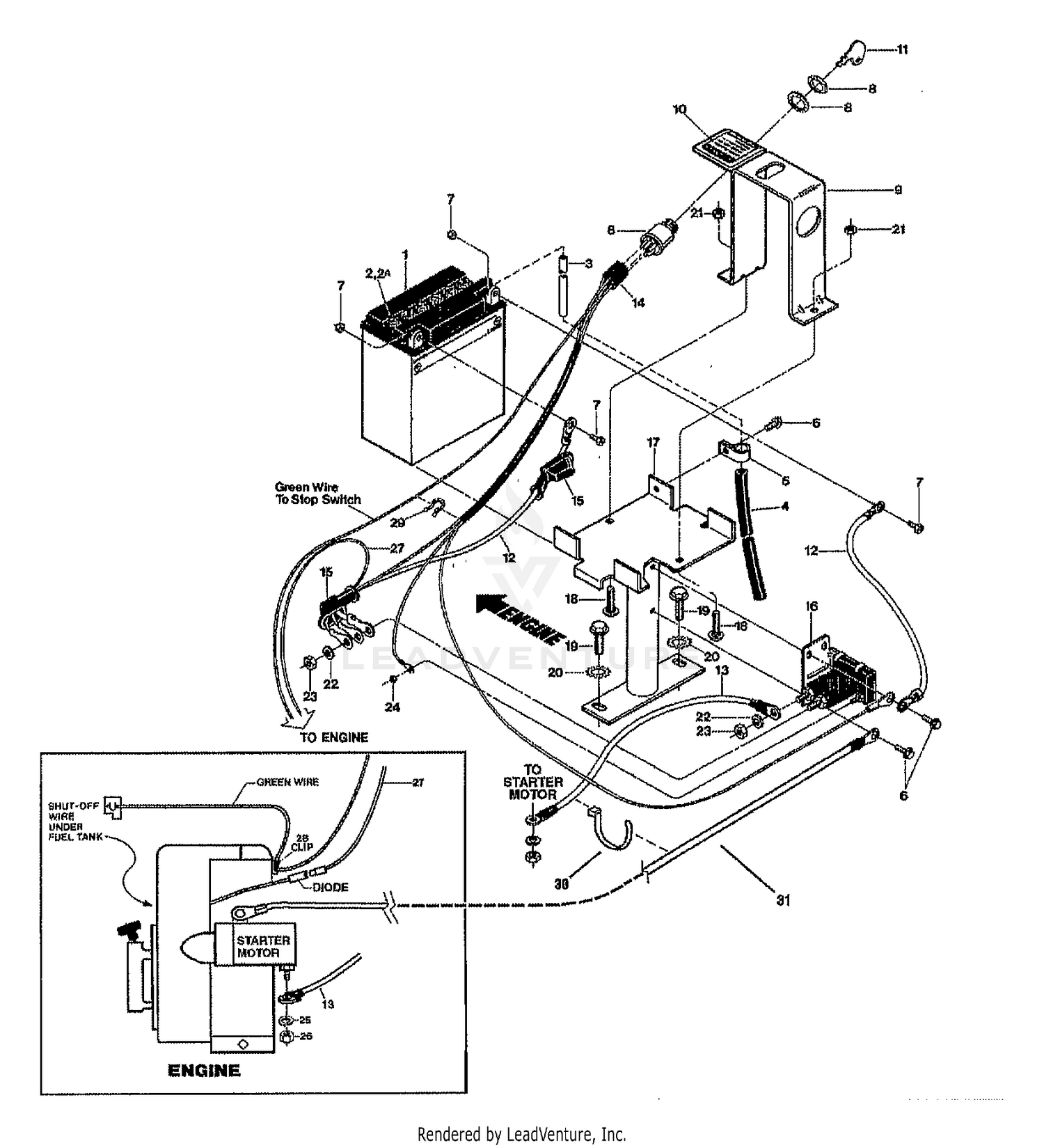 ELECTRIC START ASSEMBLY