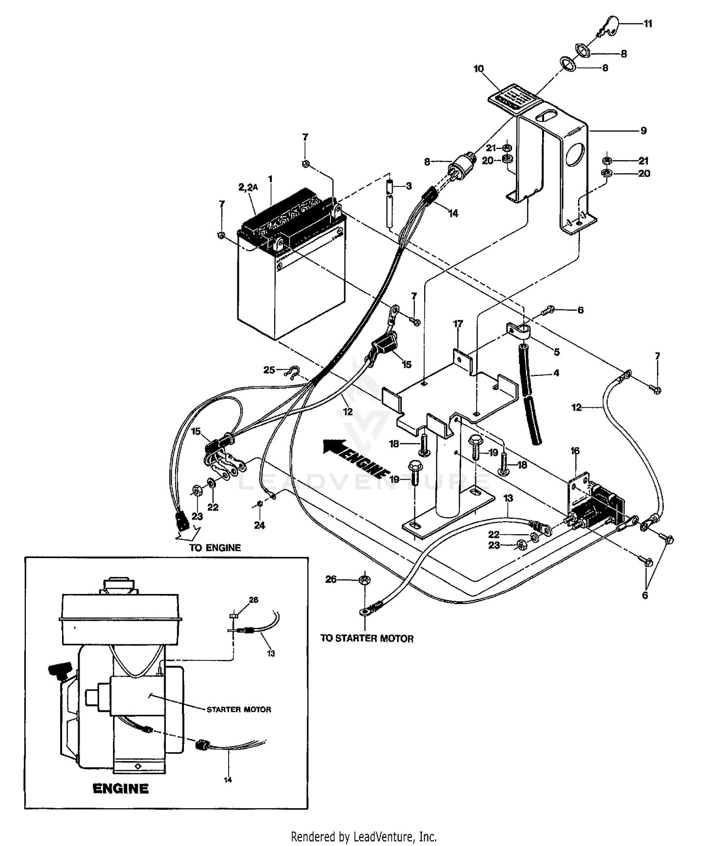 ELECTRIC START ASSEMBLY