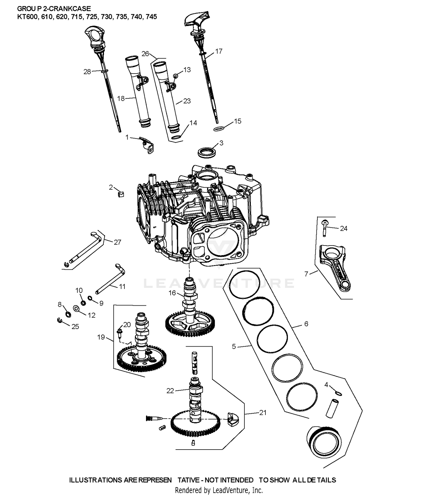 KT740-3095 CrankCase