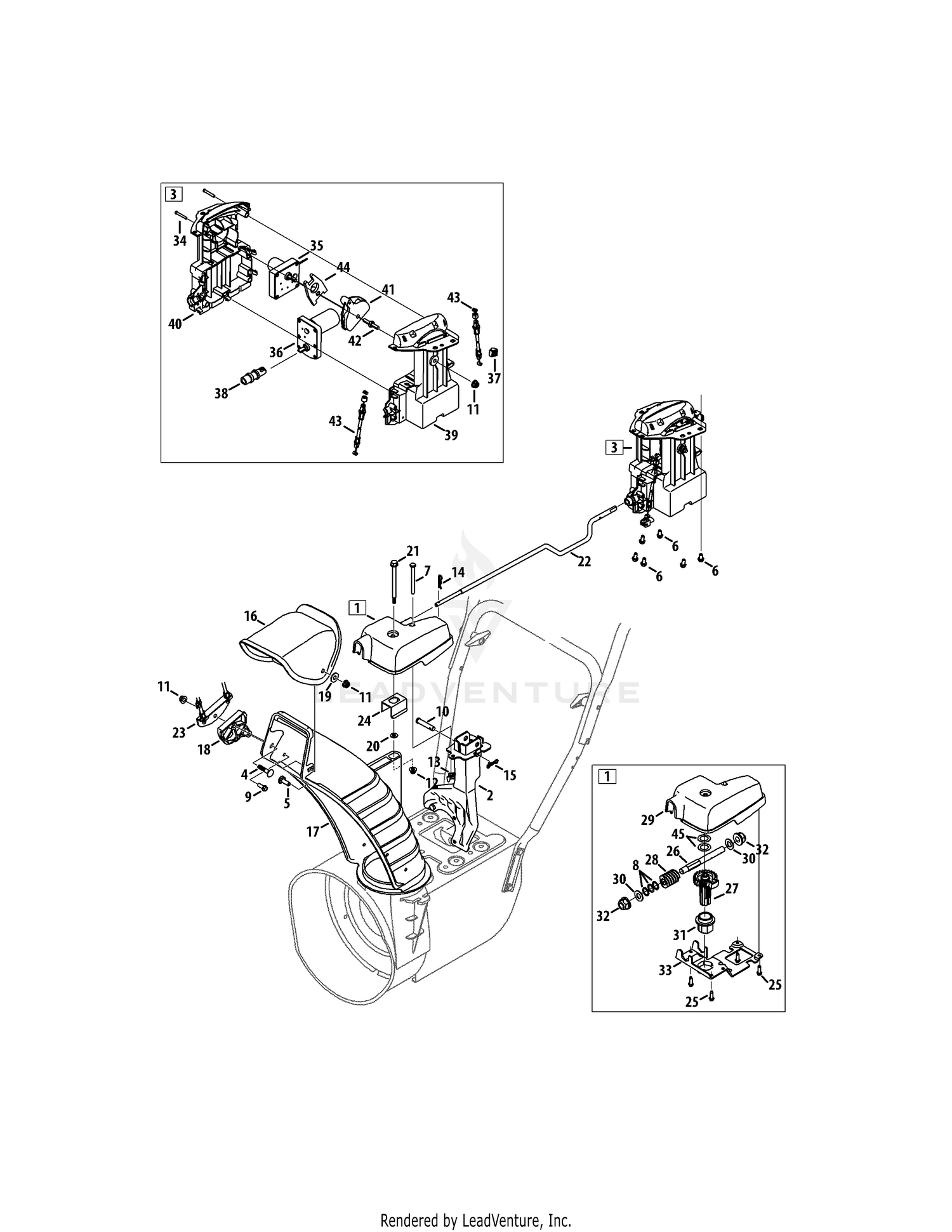 Chute Control 4-Way (Electric)