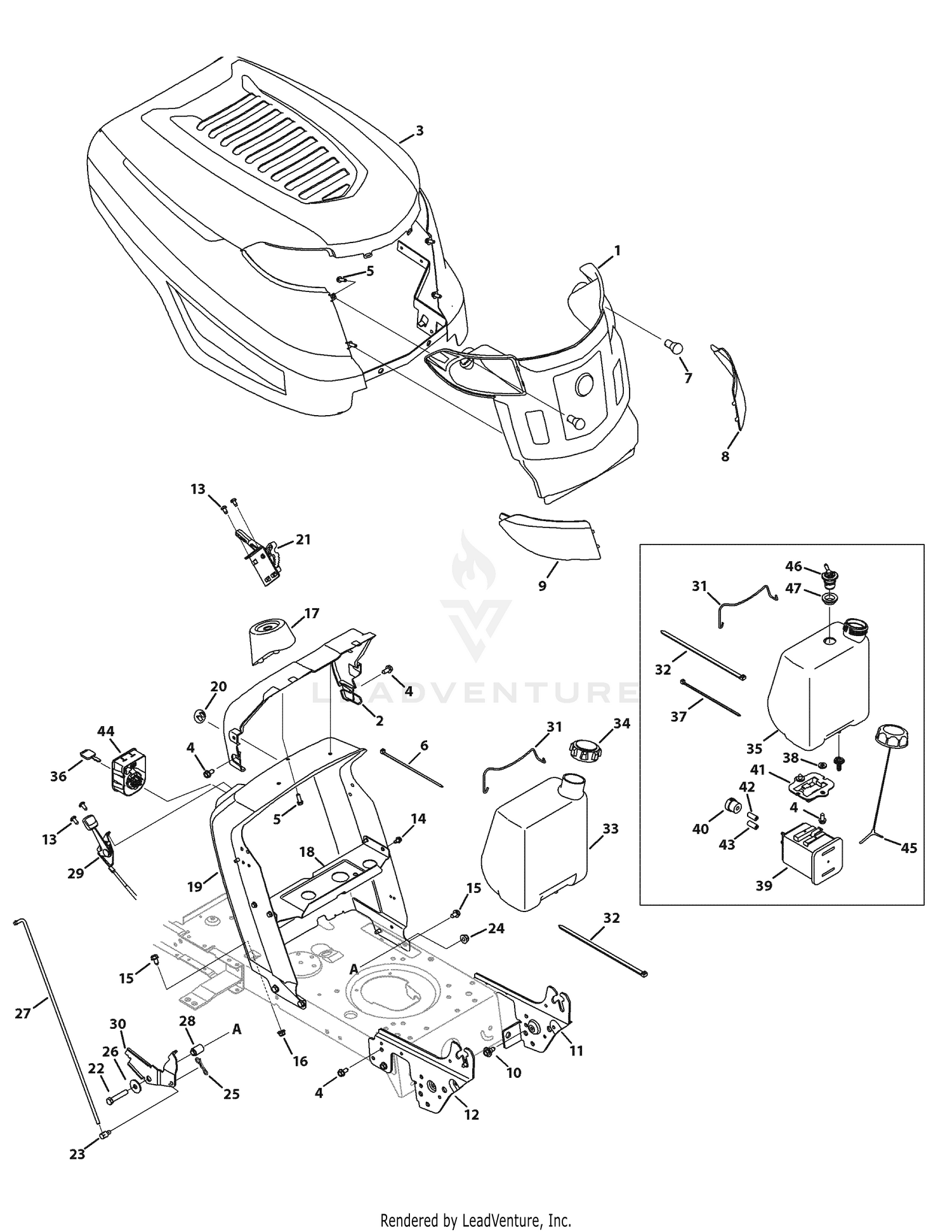 Hood & Dash Assembly