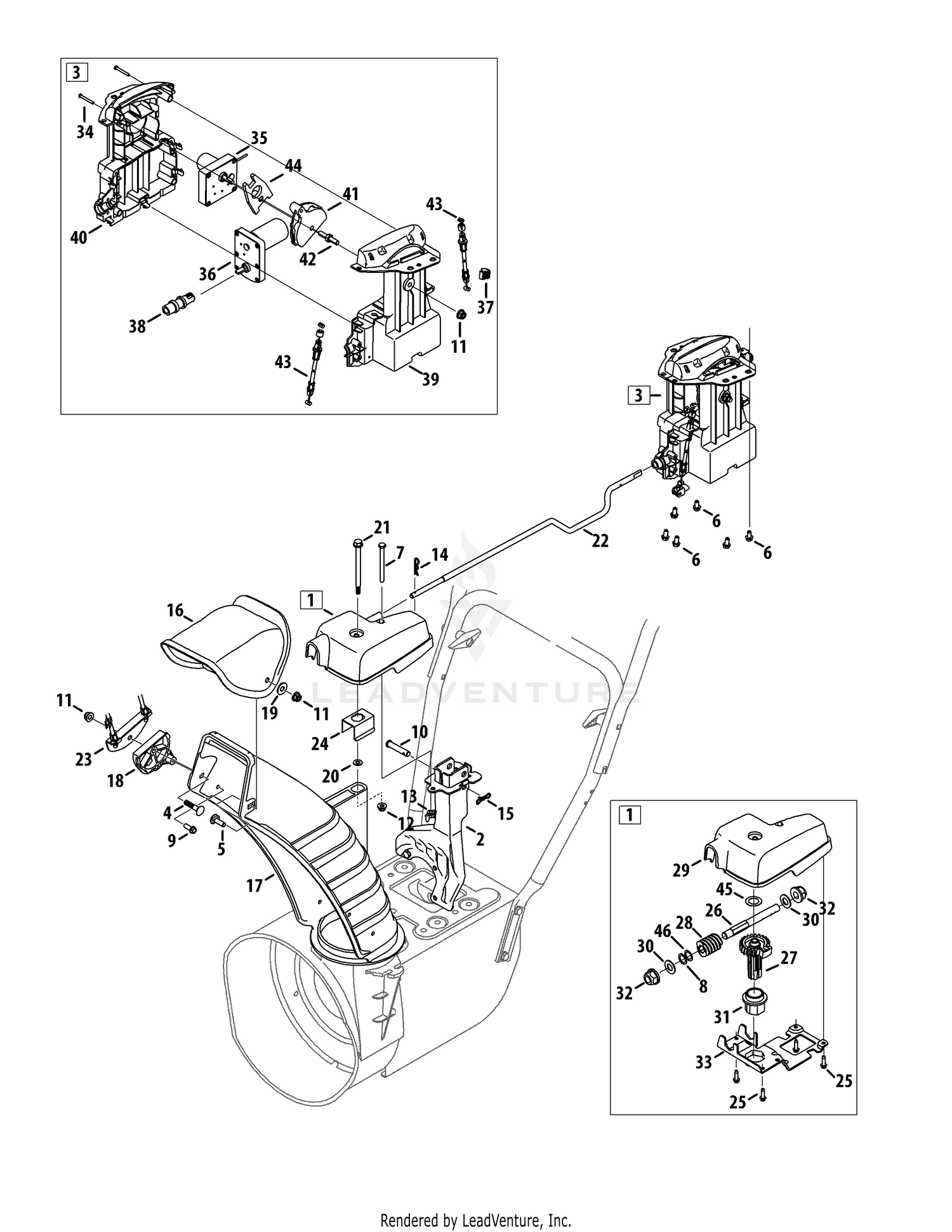Chute Control 4-Way (Electric)