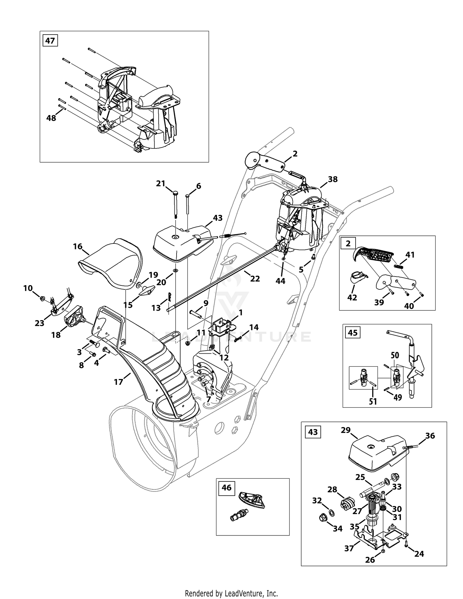 Extended Chute 2-Way & 4-Way