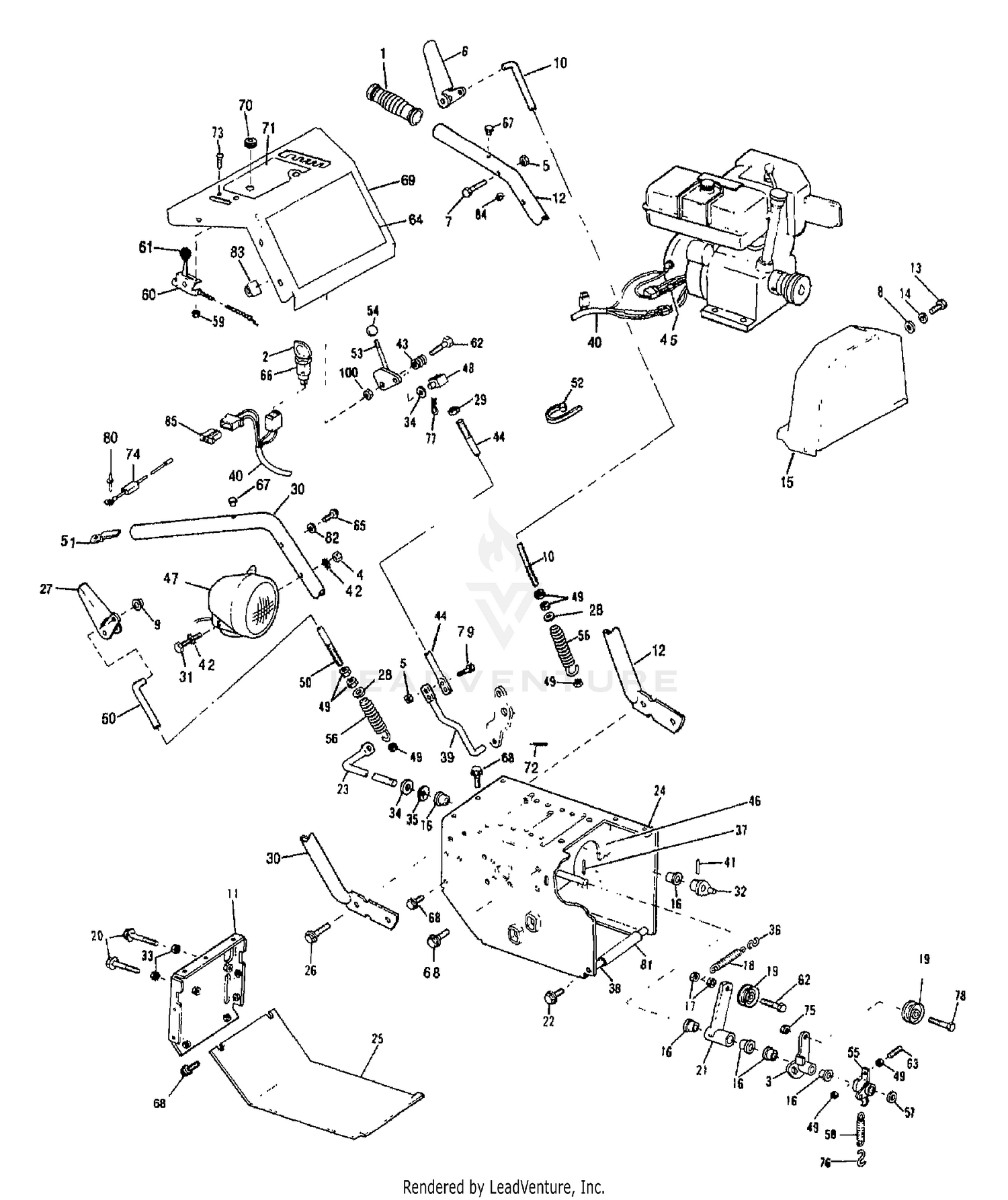 TRIM, CONTROL & FRAME ASSEMBLY