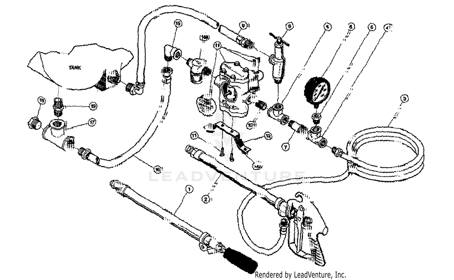 PUMP, HOSE ASSEMBLY