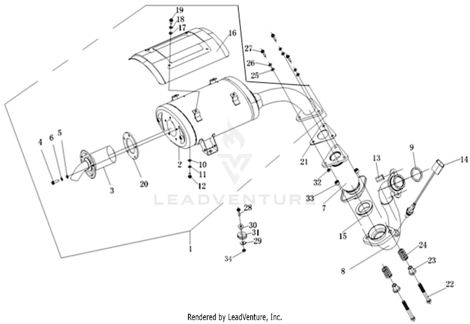 Muffler 550cc
