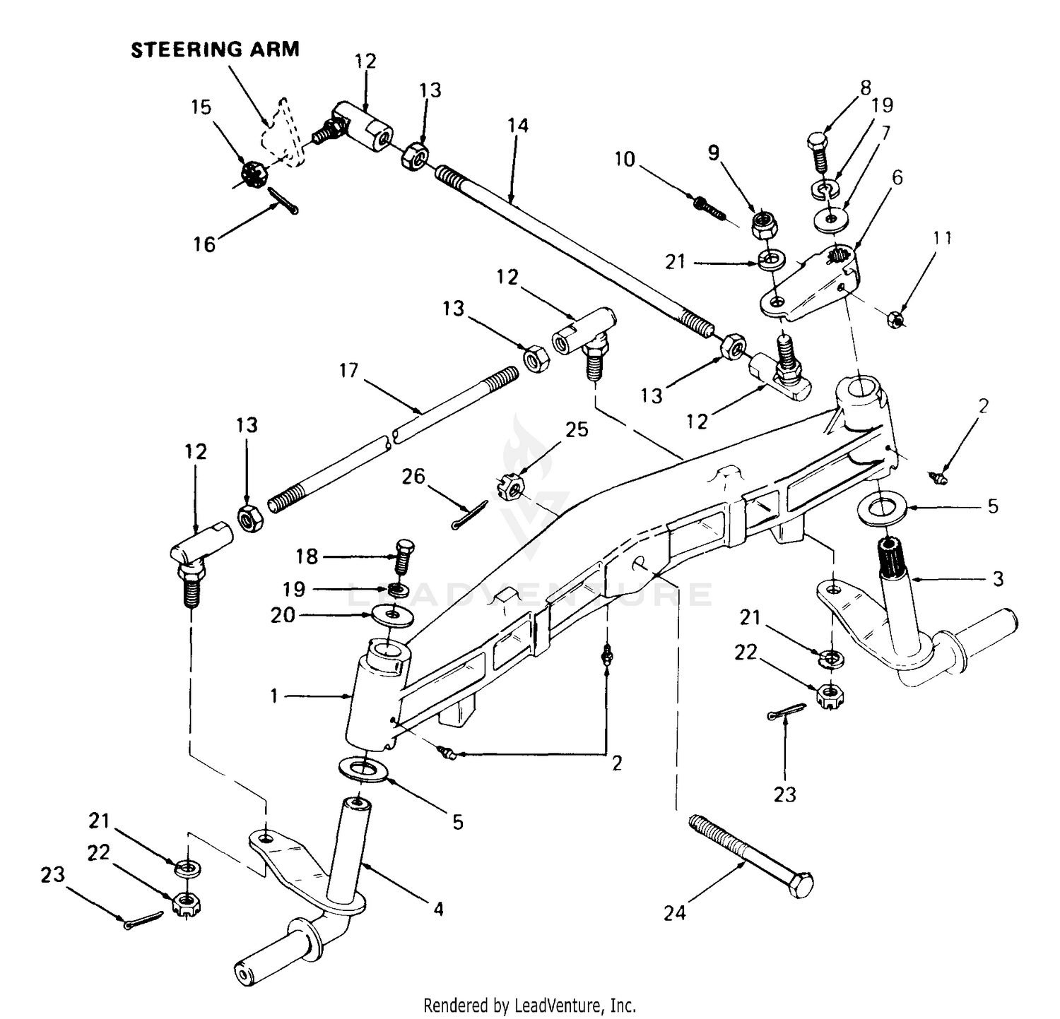 Front Axle And Connections