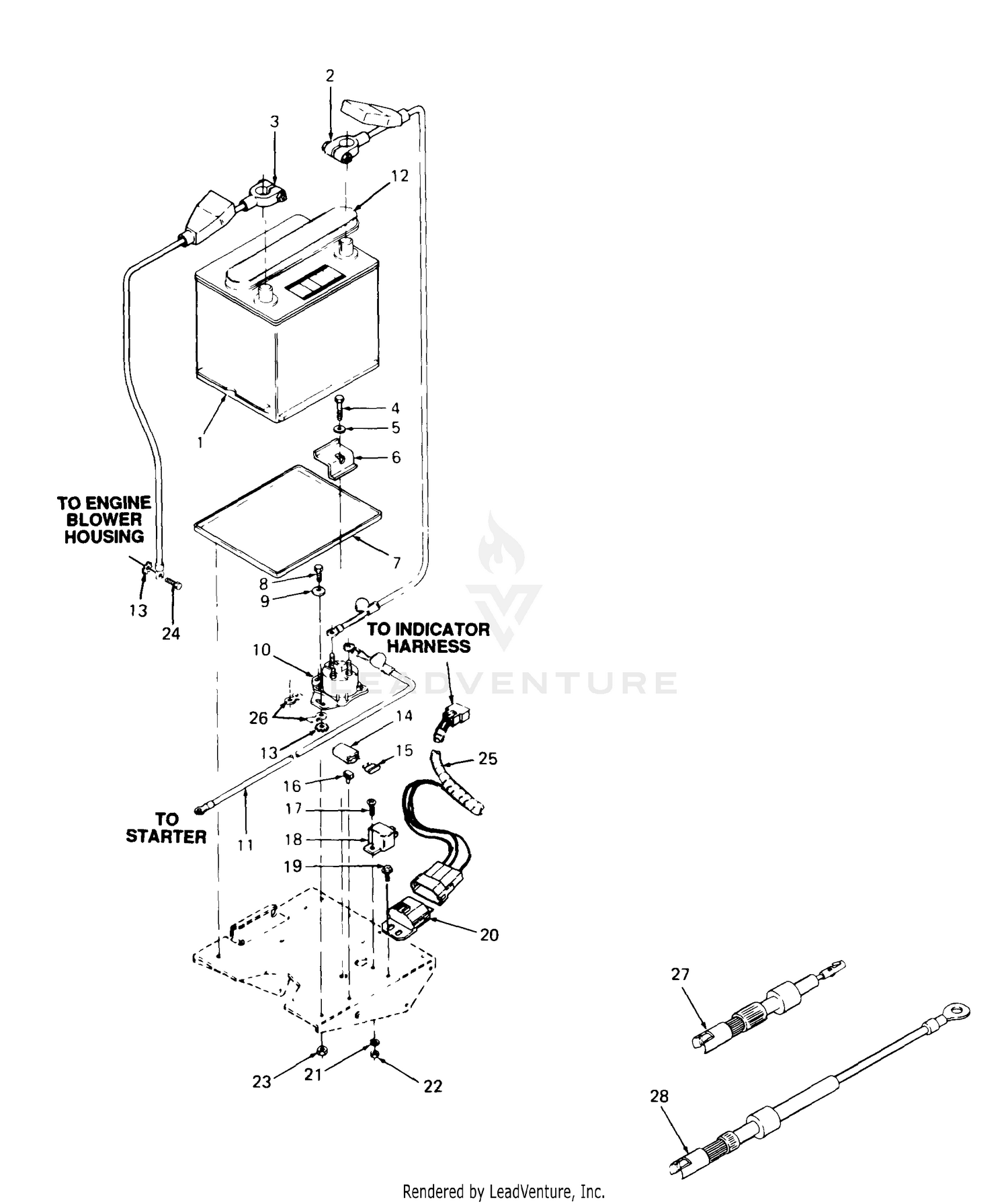 Battery And Electrical Components