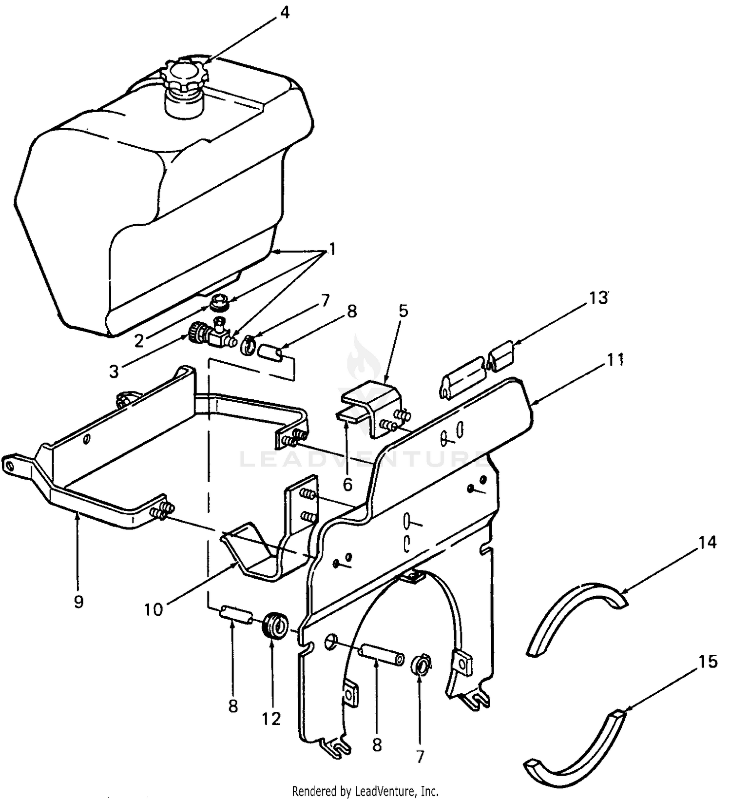 Fuel Tank & Support