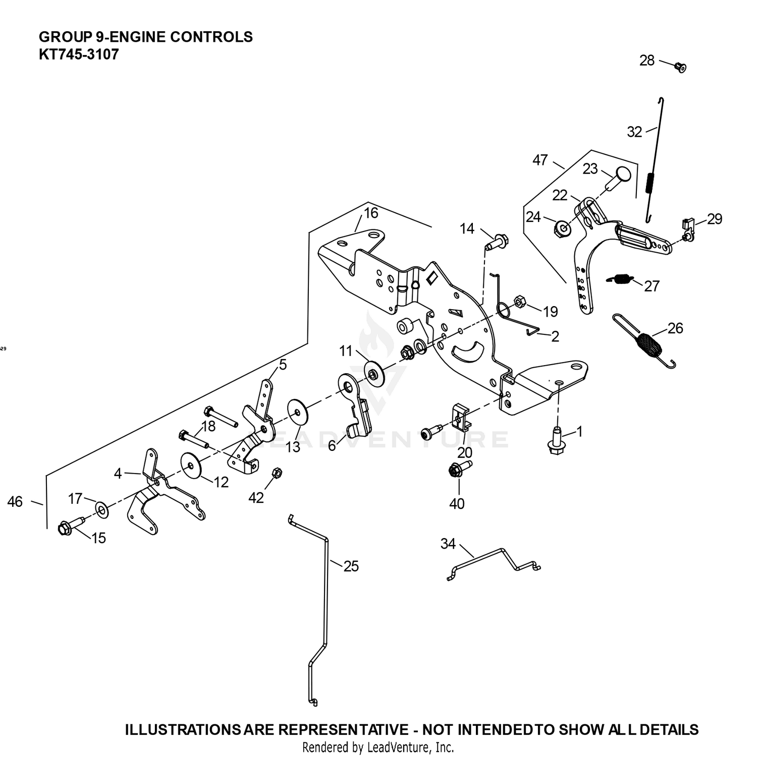 KT745-3107 Engine Controls