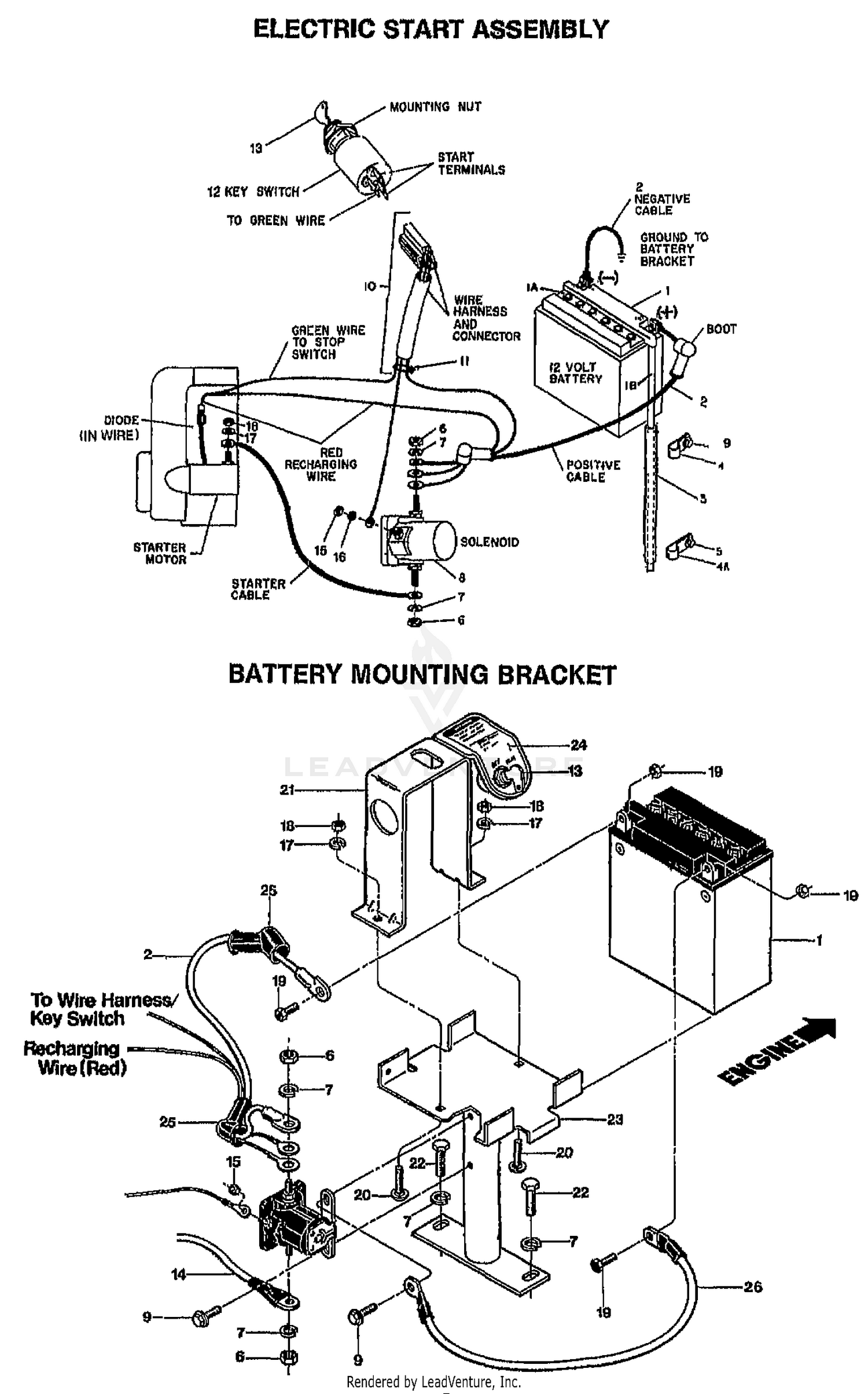 ELECTRIC START ASSEMBLY