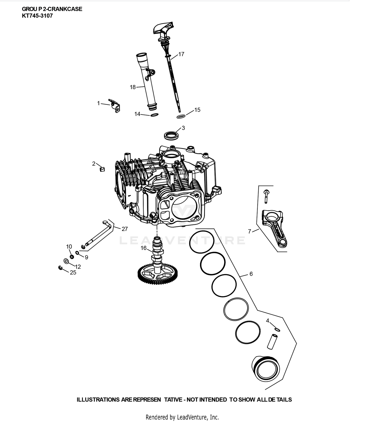 KT745-3107 CrankCase