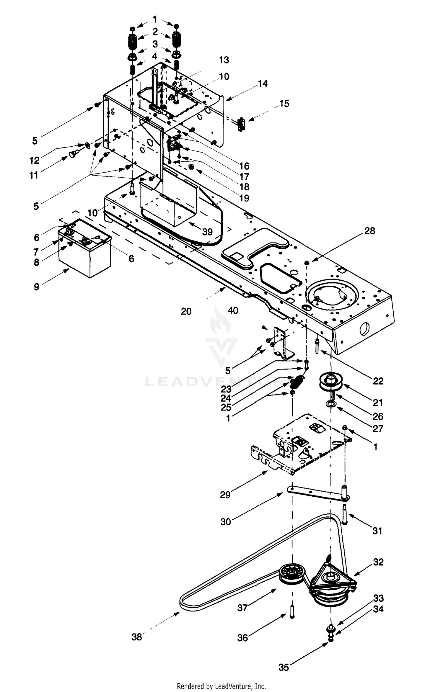 Battery/PTO Clutch & Belt