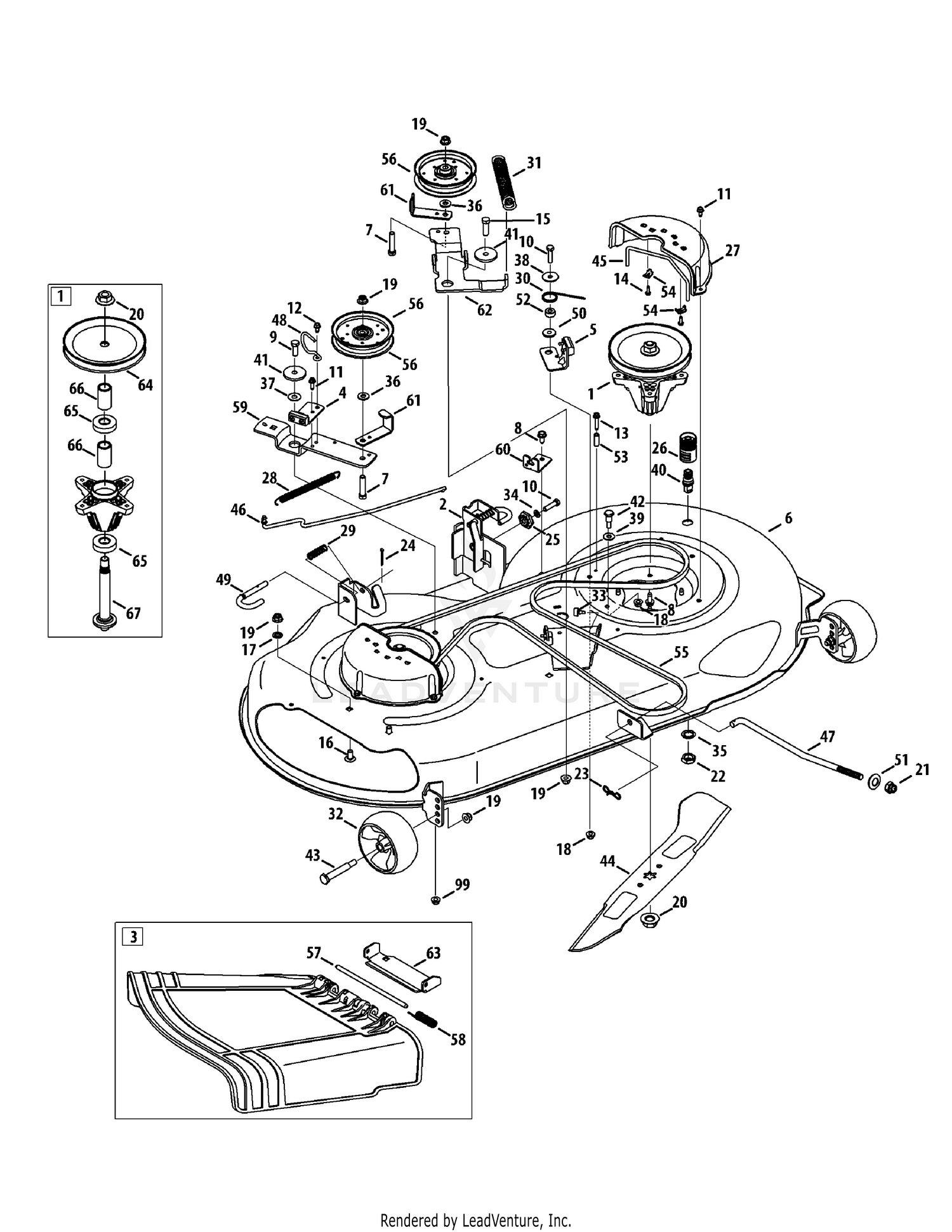 Troy bilt lawn mower deck belt diagram hot sale