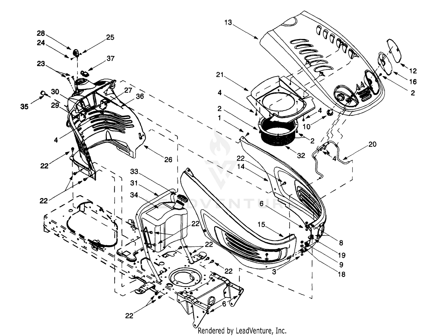 Hood Style/Fuel Tank