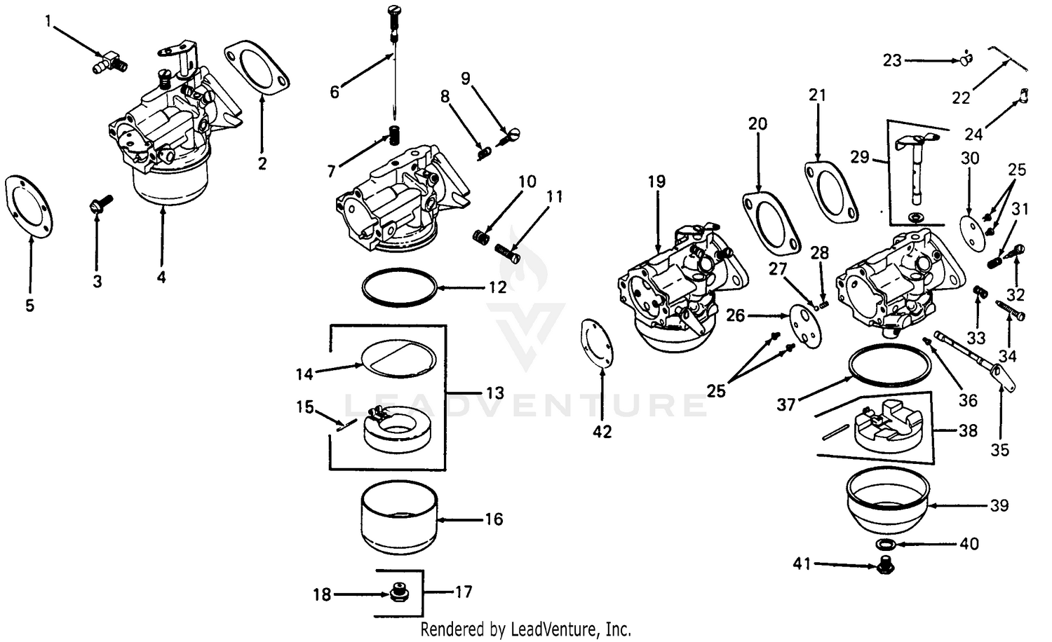 Cub cadet carburetor parts sale