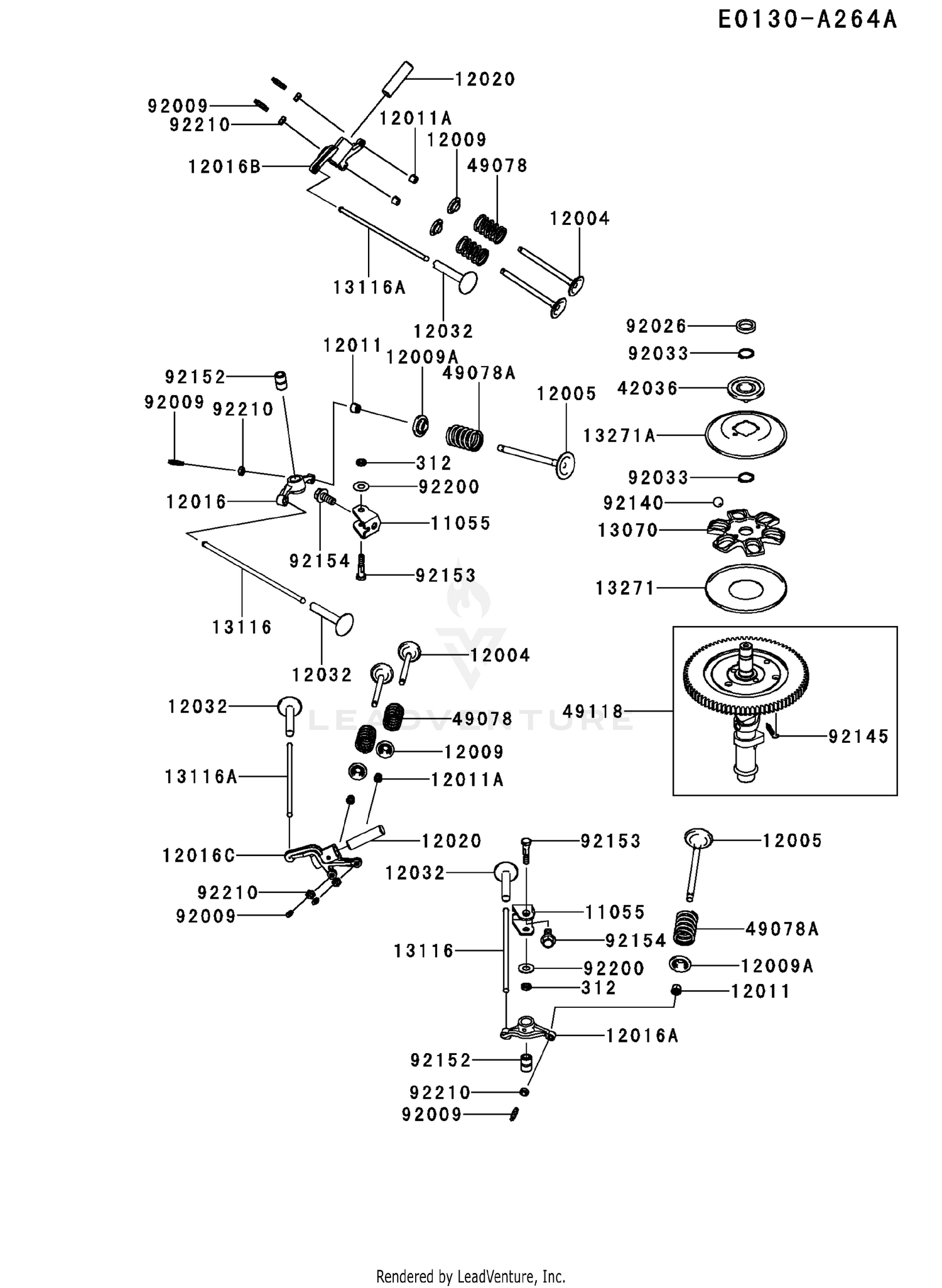 FXT00V-AS26 VALVE & CAMSHAFT
