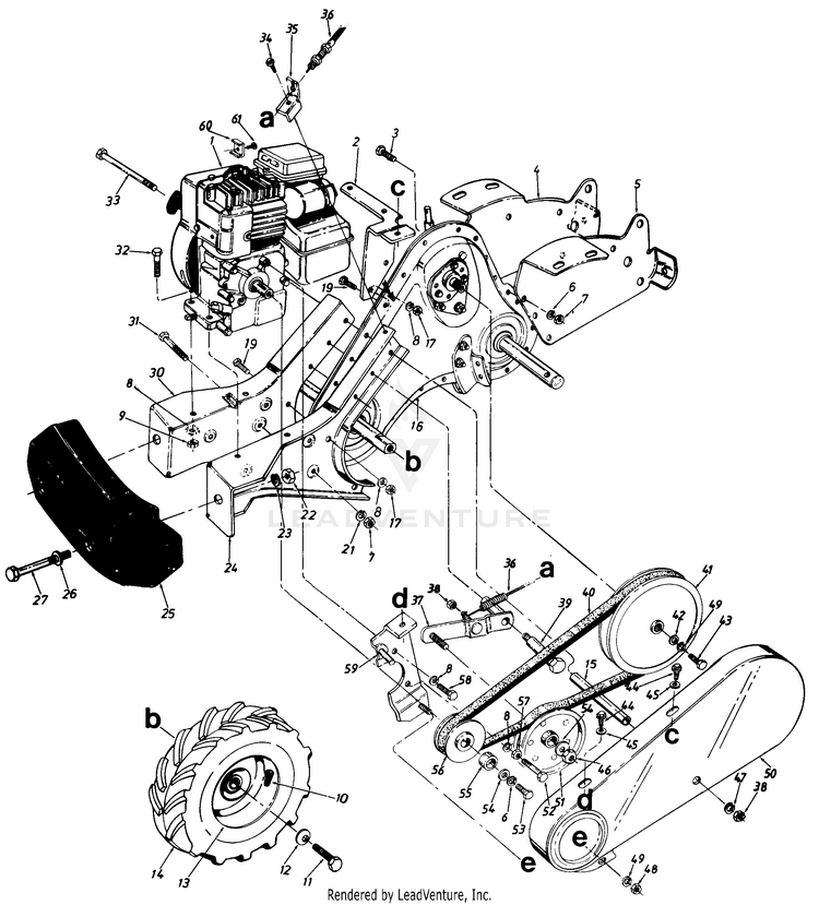 210-430-190 Roto Boss 580 (1990) - PartsWarehouse