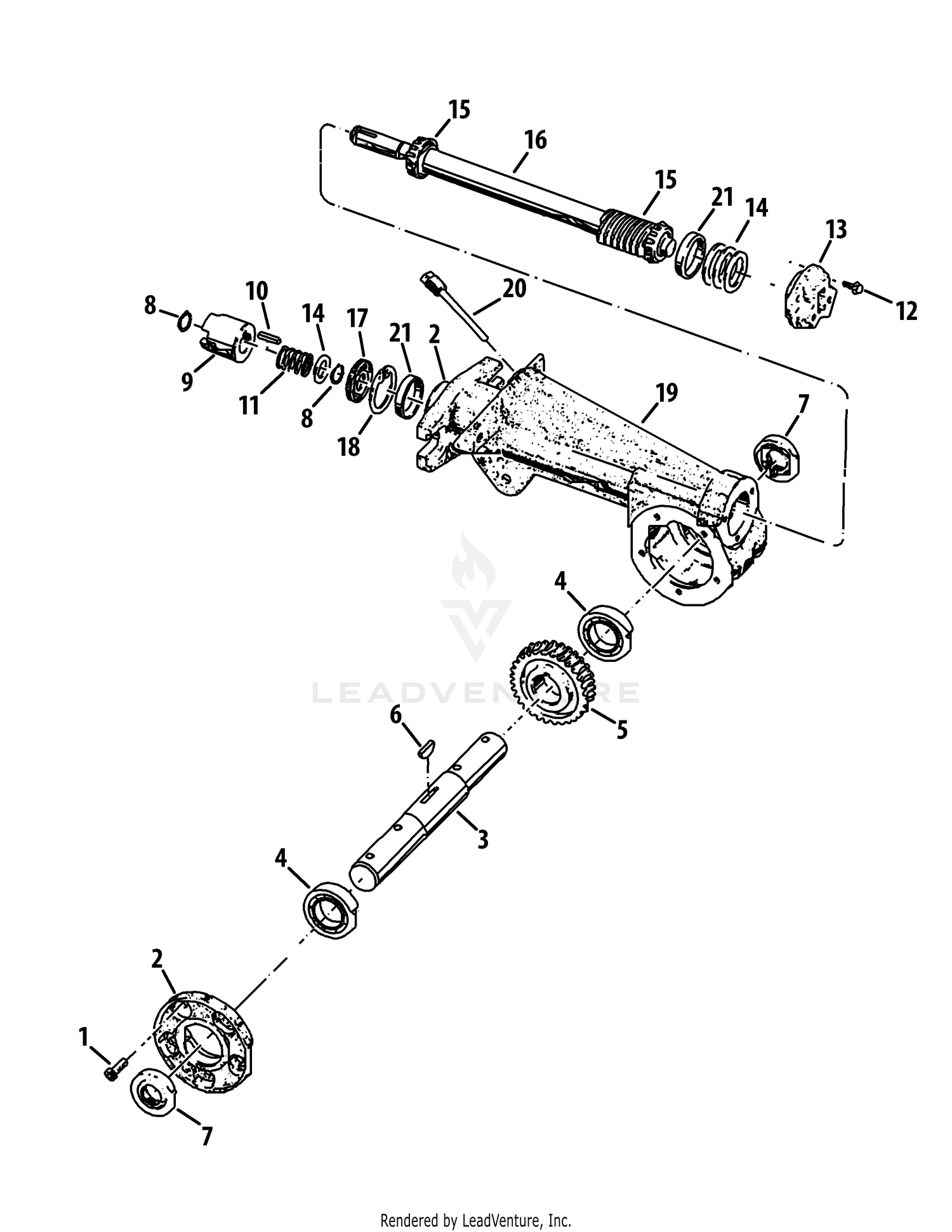 Tiller Transmission