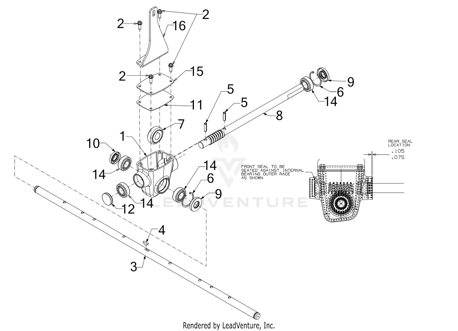 Auger Gearbox