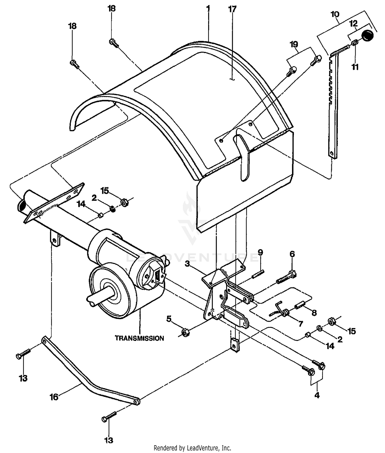 HOOD & DEPTH CONTROL LEVERS