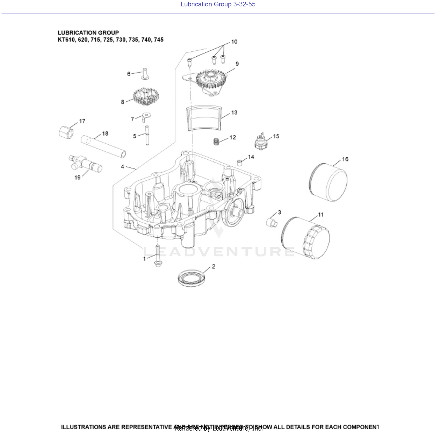 KT735-3082 Lubrication