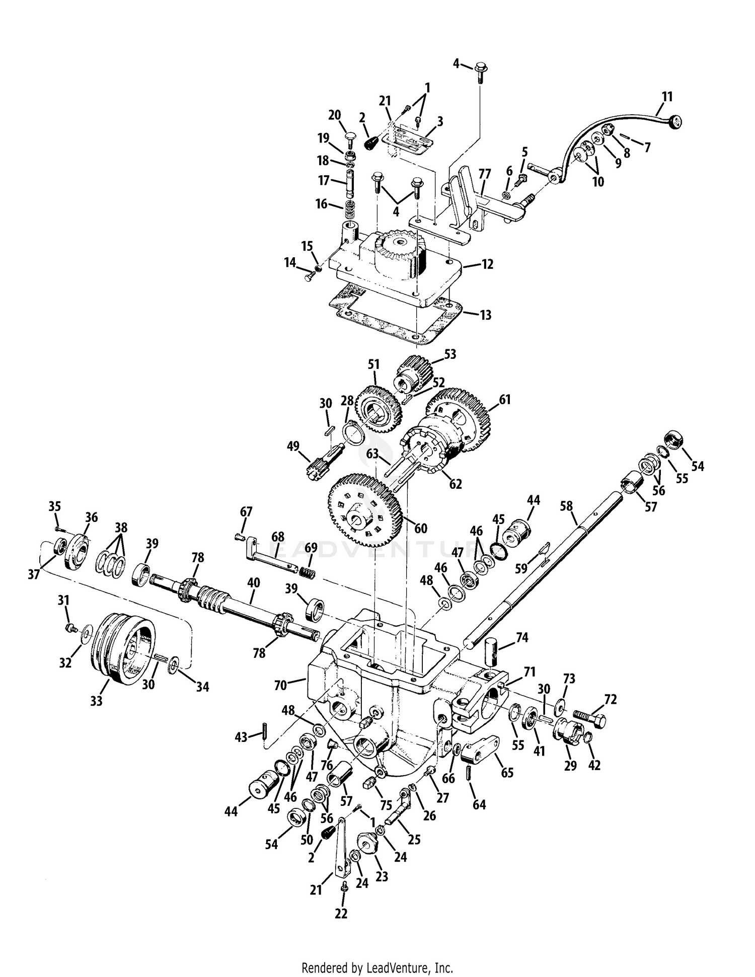 Wheel Transmission 21A-682