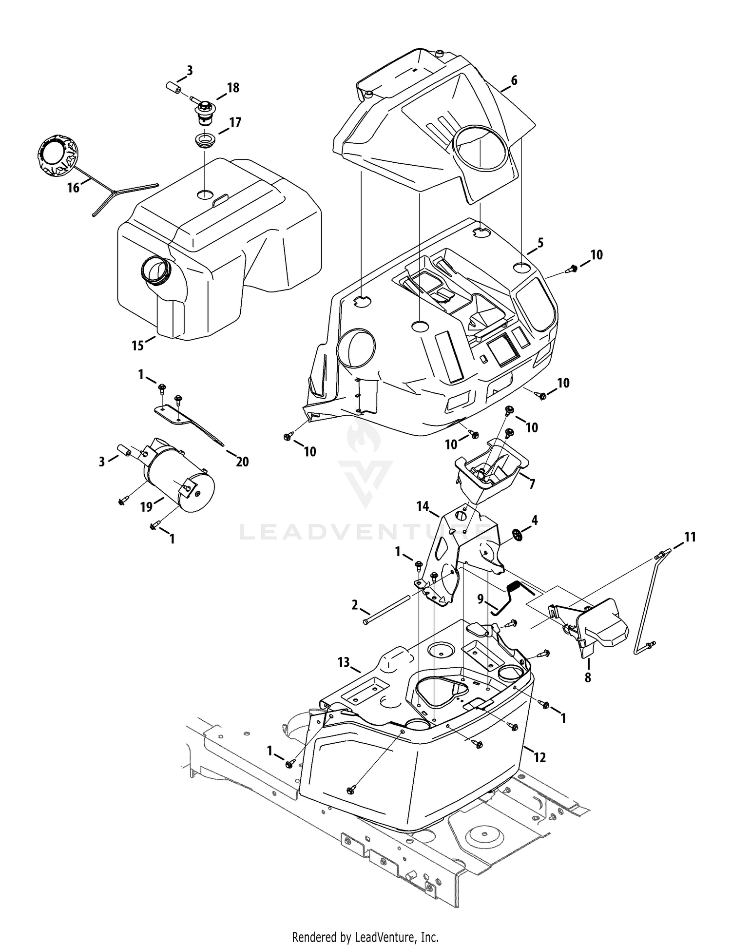 Fuel Tank & Dash