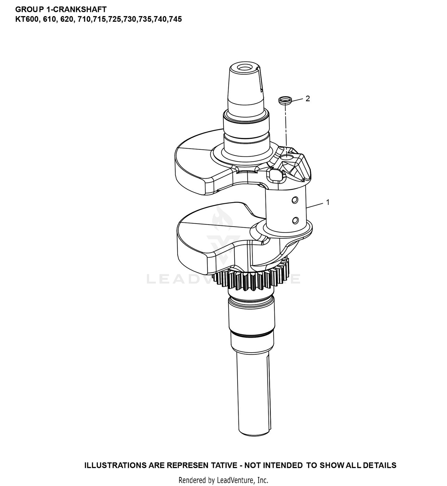 KT735-3102 CrankShaft