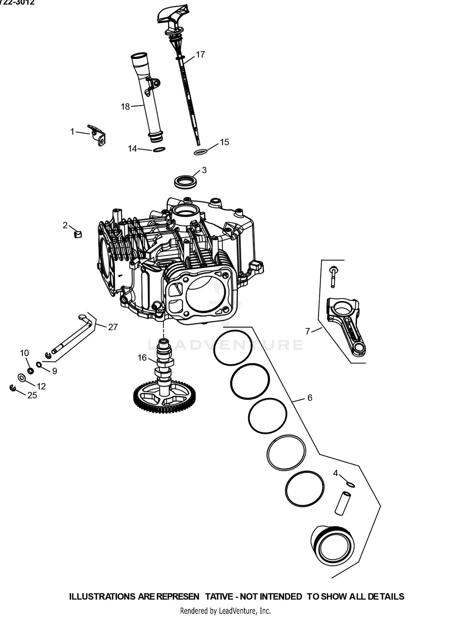 KT722-3012 CrankCase