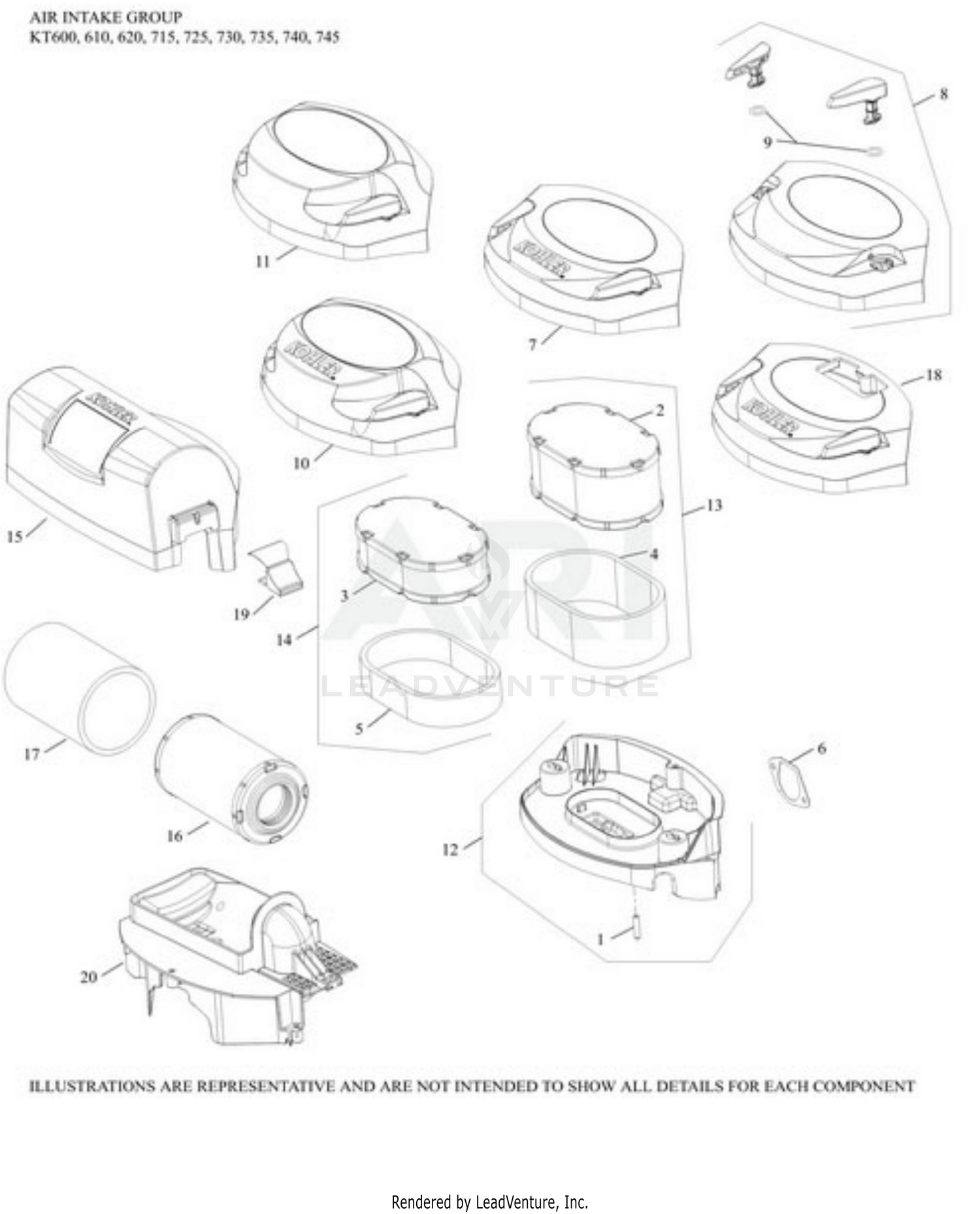 KT735-3088 Air Intake