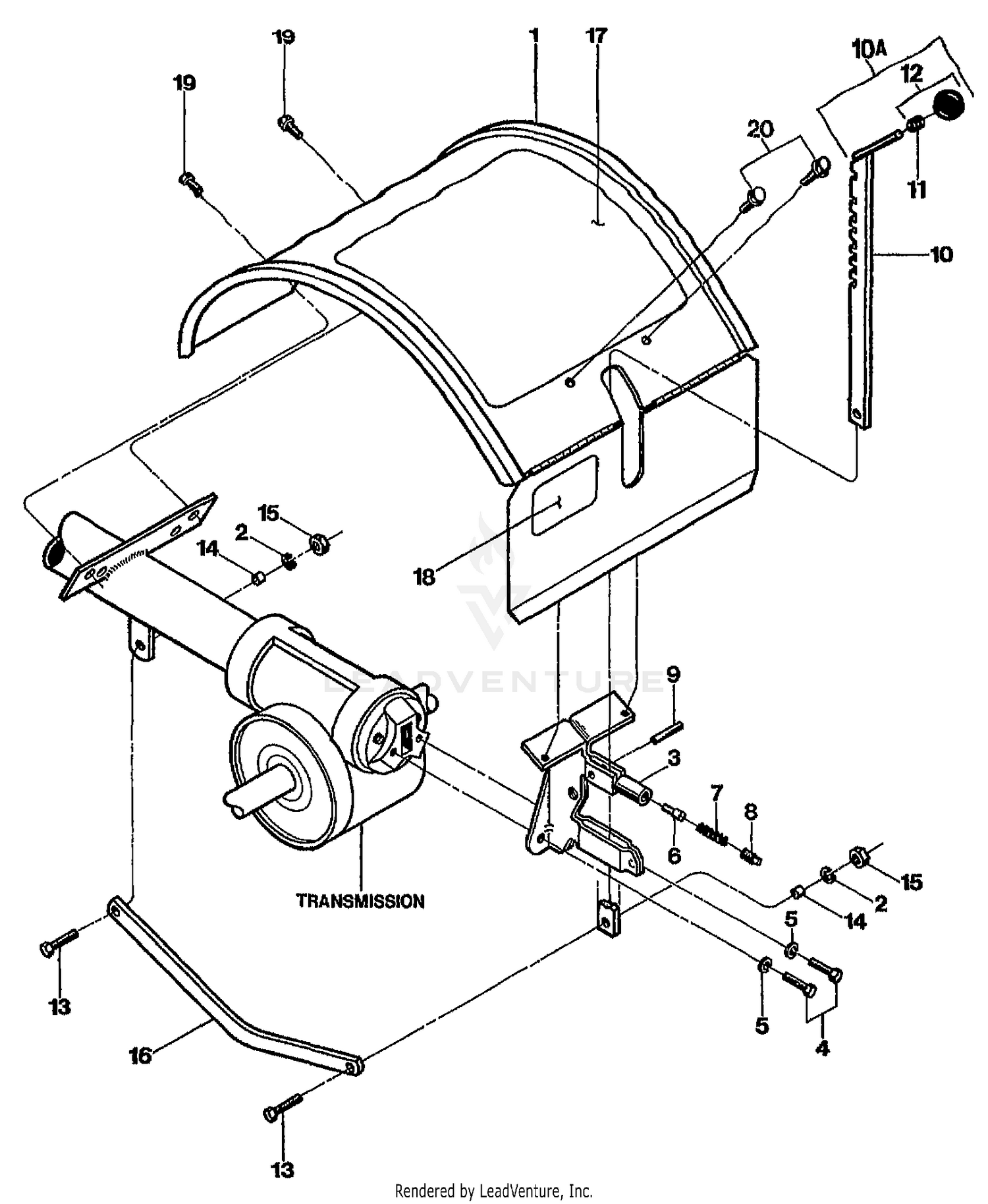 HOOD & DEPTH REGULATOR